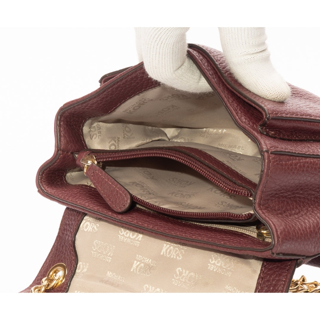 Michael Kors Brick Leather Small Shoulder Bag