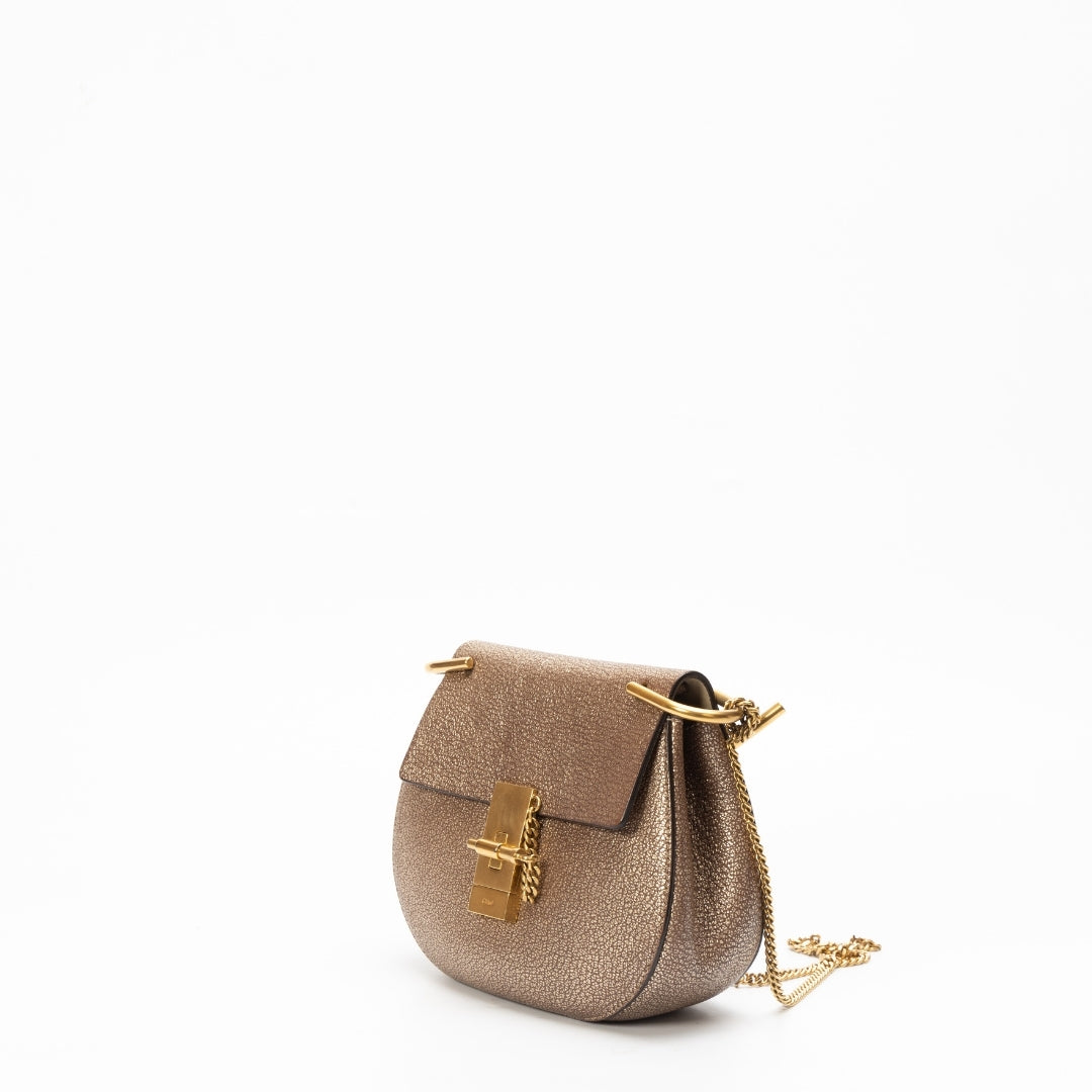 Chloe Leather Drew Crossbody Bag