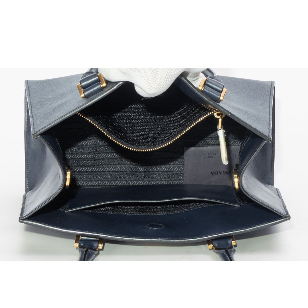 Prada Saffiano Leather Convertible Satchel