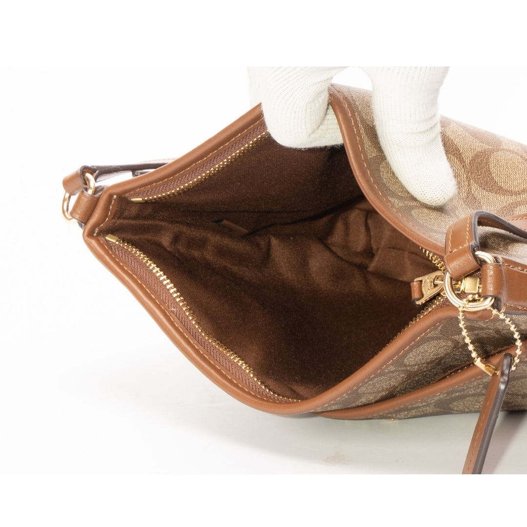 Coach Leather File Messenger Bag