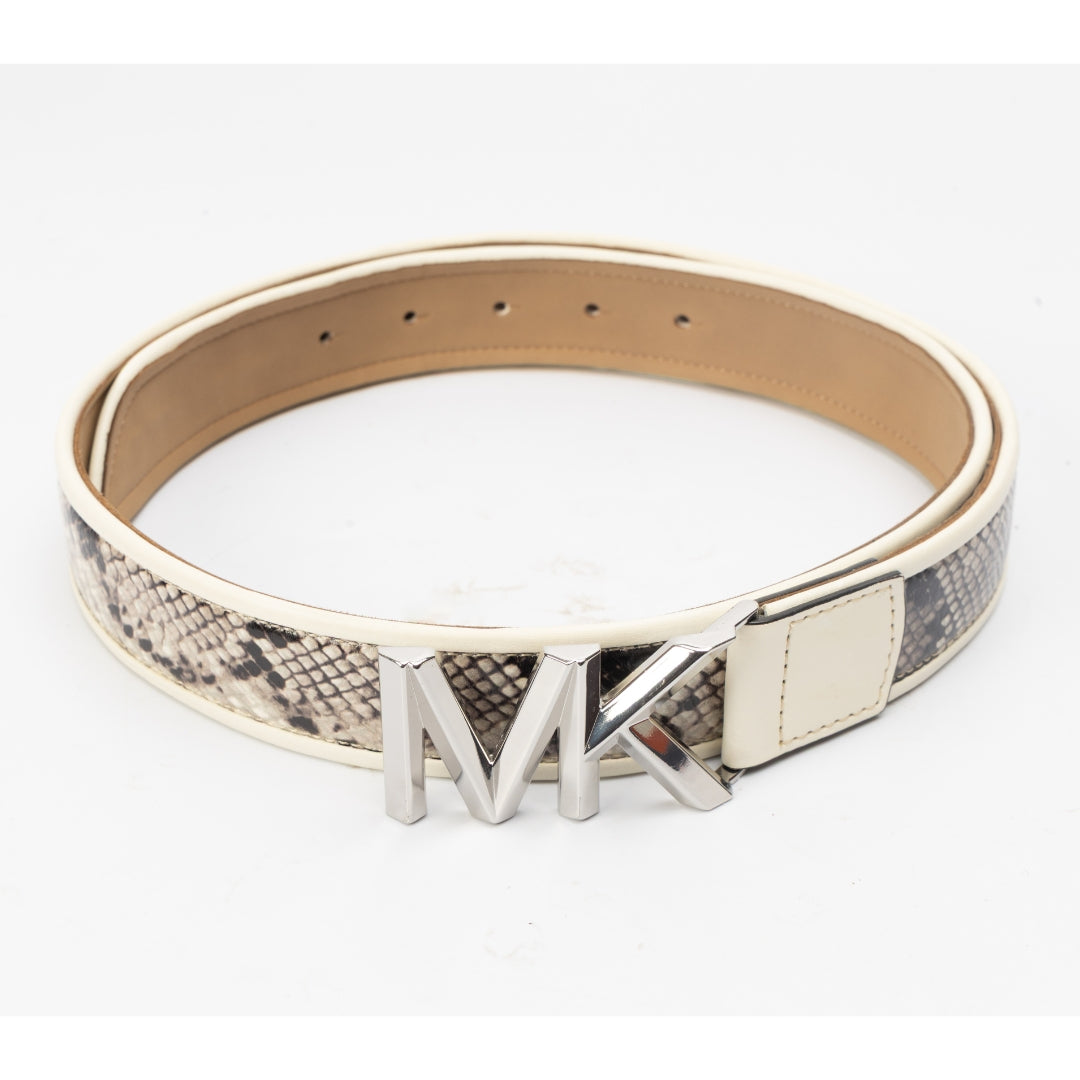 Michael Kors Logo Leather Casual Belt