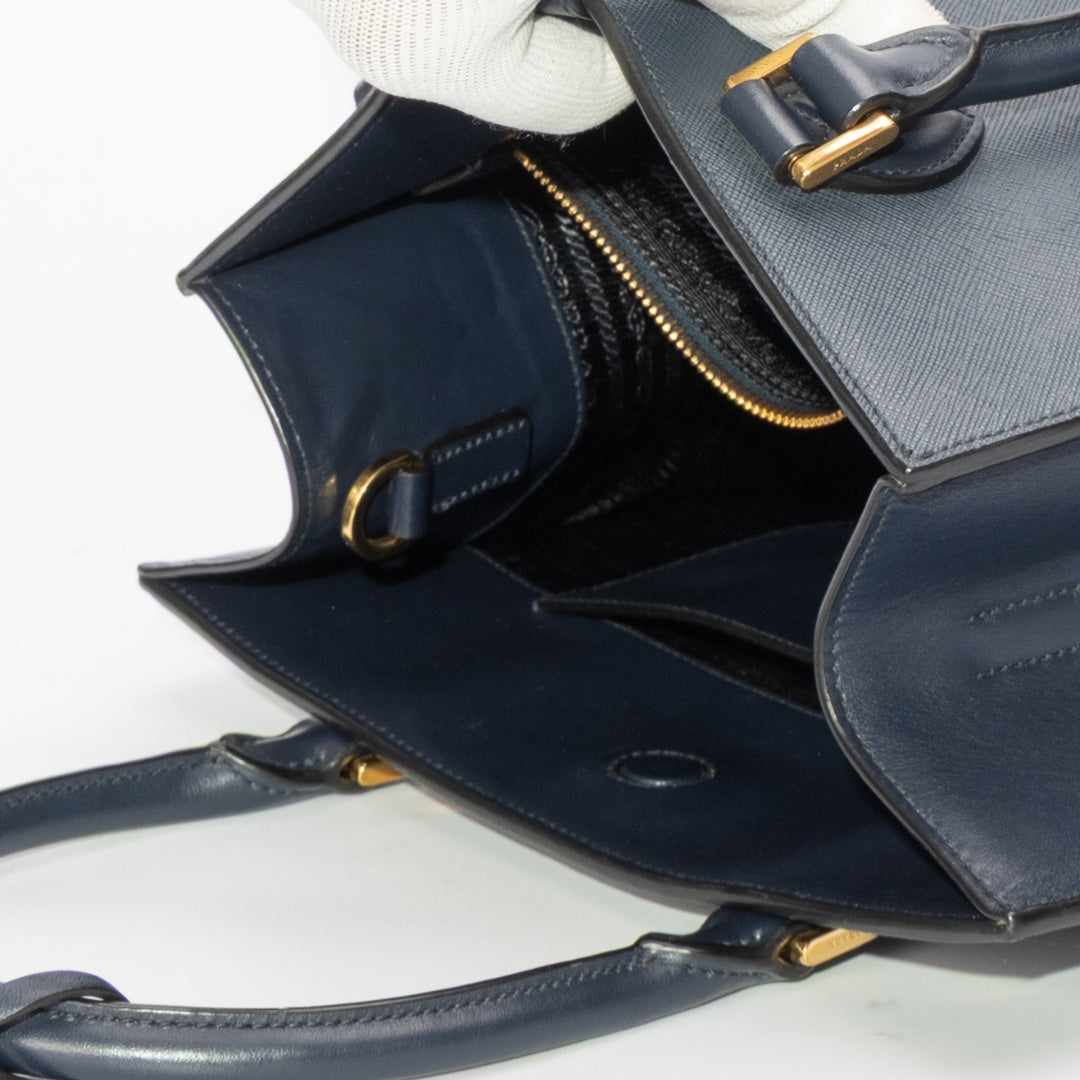 Prada Saffiano Leather Convertible Satchel
