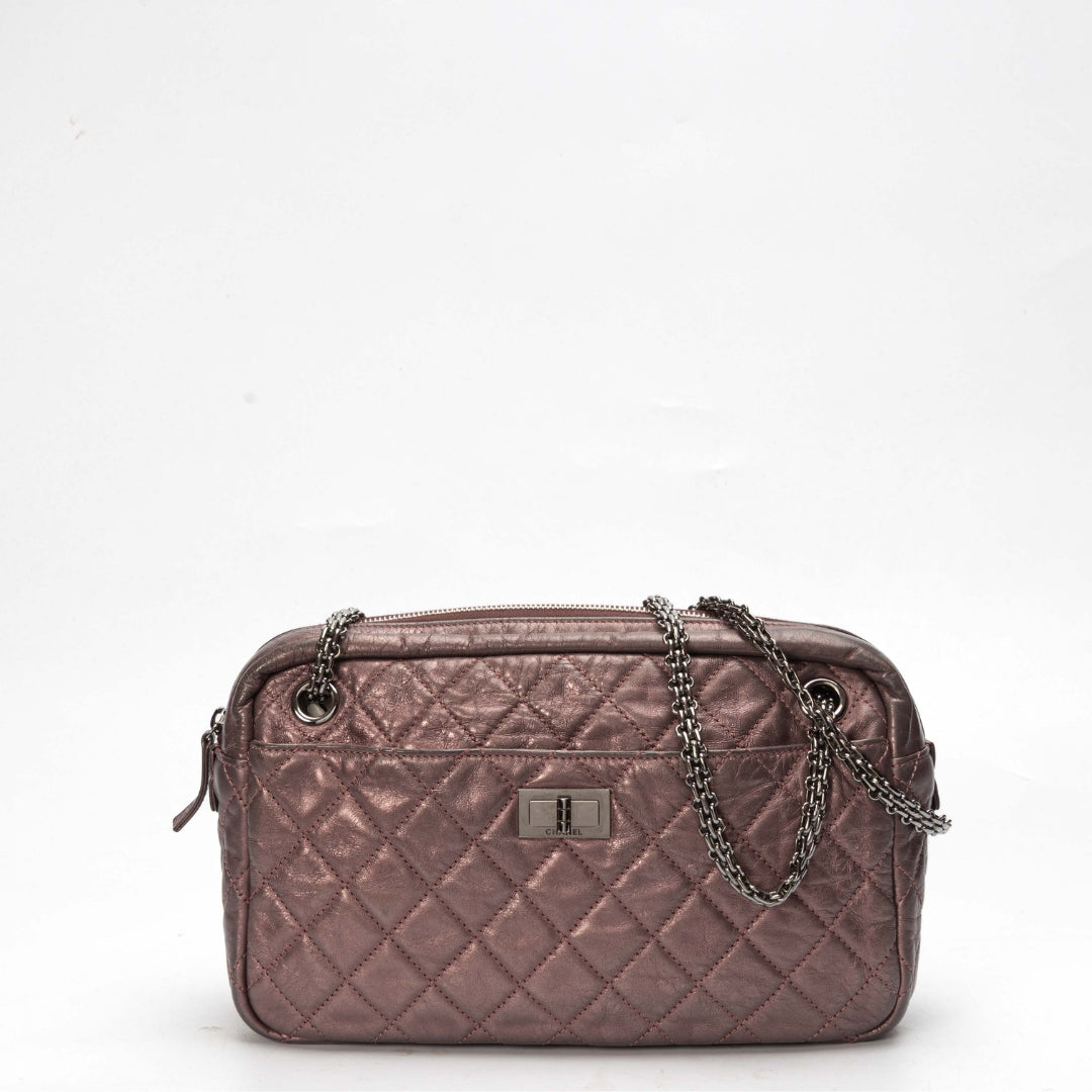 Chanel Fonce Quilted Reissue 2.55 Camera Bag