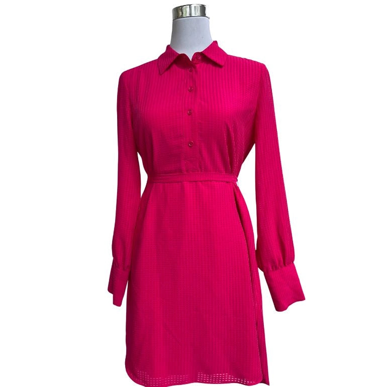 Armani Exchange Collar Neck Straight Dress