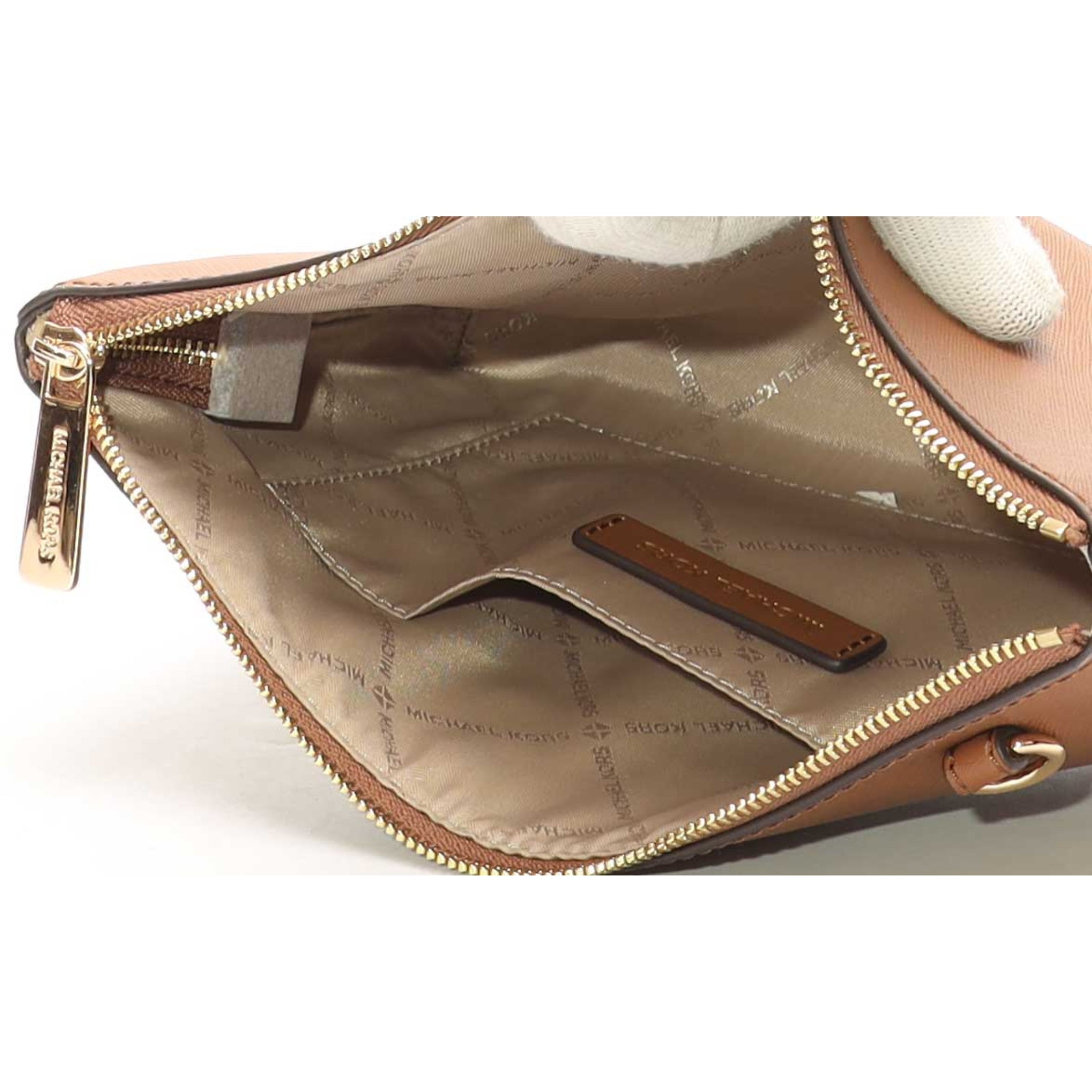 Michael Kors Charlotte Brown Large 3-in-1 Logo Tote