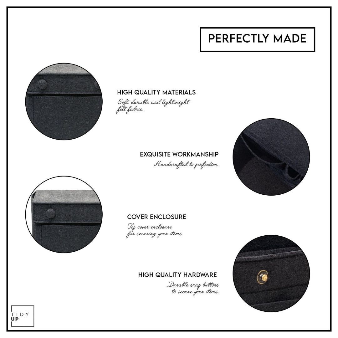 Compact Cover Petite Bag Organiser - 4 Colours Available