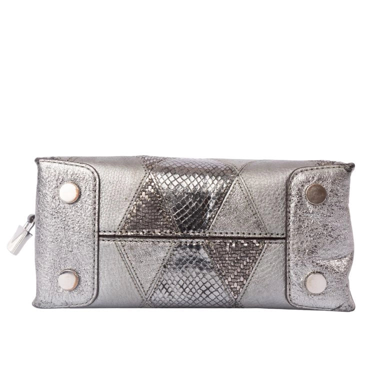 Michael Kors Mercer Metallic Patchwork Crossbody Bag