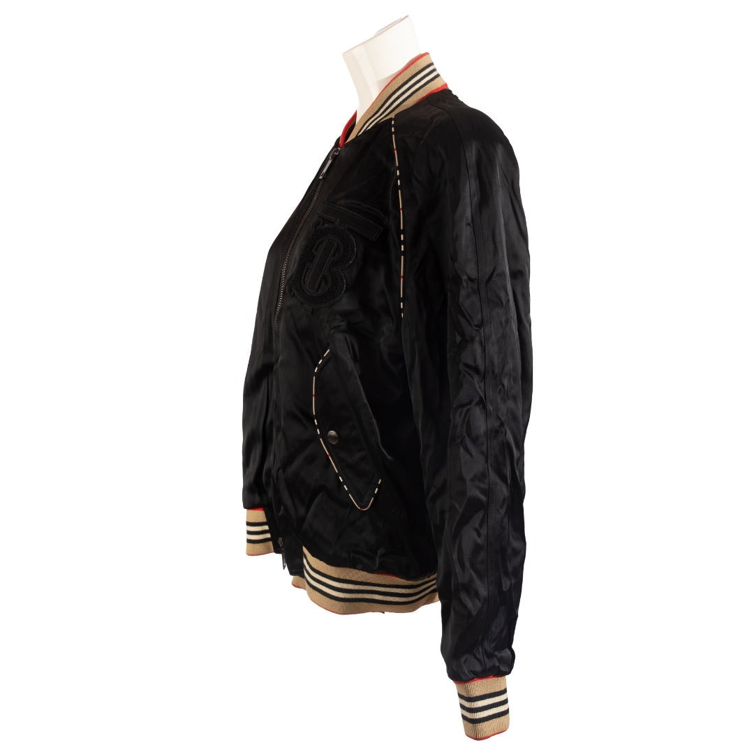 Burberry Icon Stripe Bomber Jacket