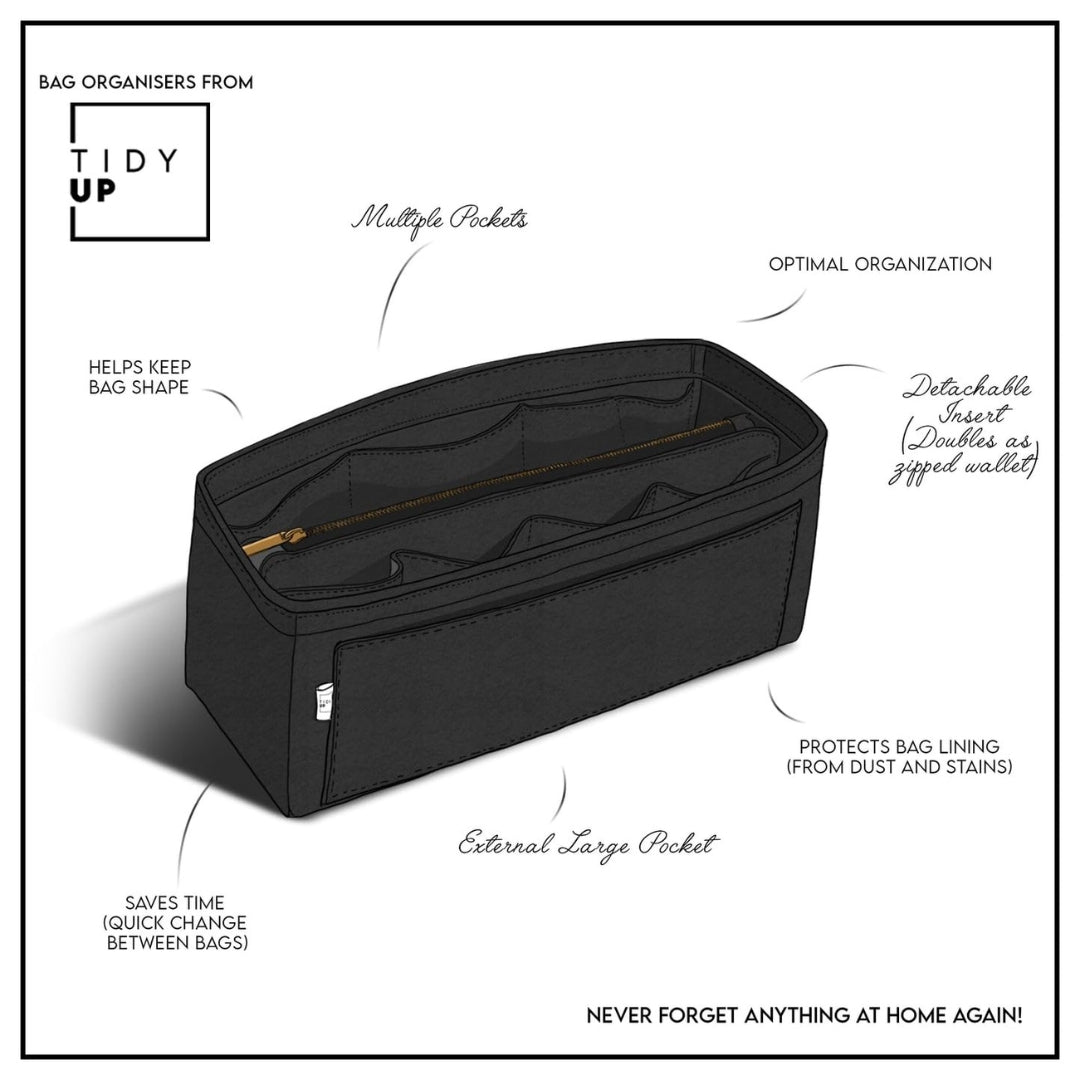Spacious Bag Organiser - 4 Colours Available