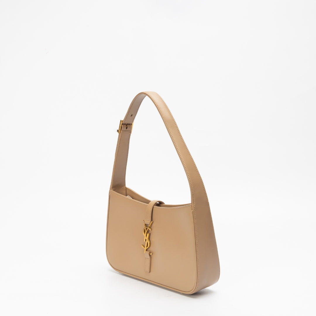 Saint Laurent Large Grained Leather Bag