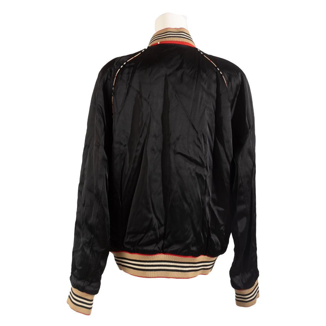 Burberry Icon Stripe Bomber Jacket