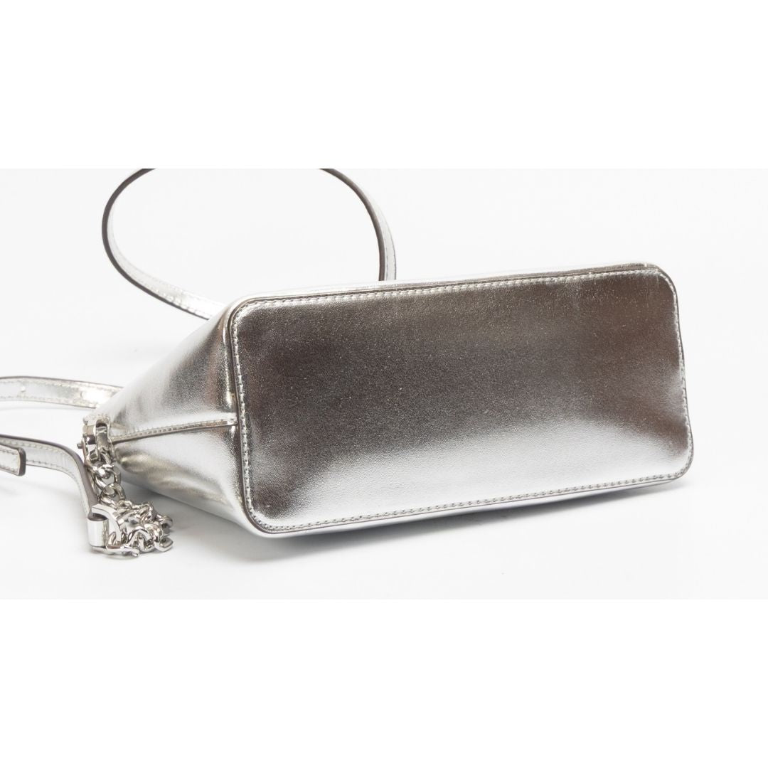 Michael Kors Leather Metallic Crossbody Bag