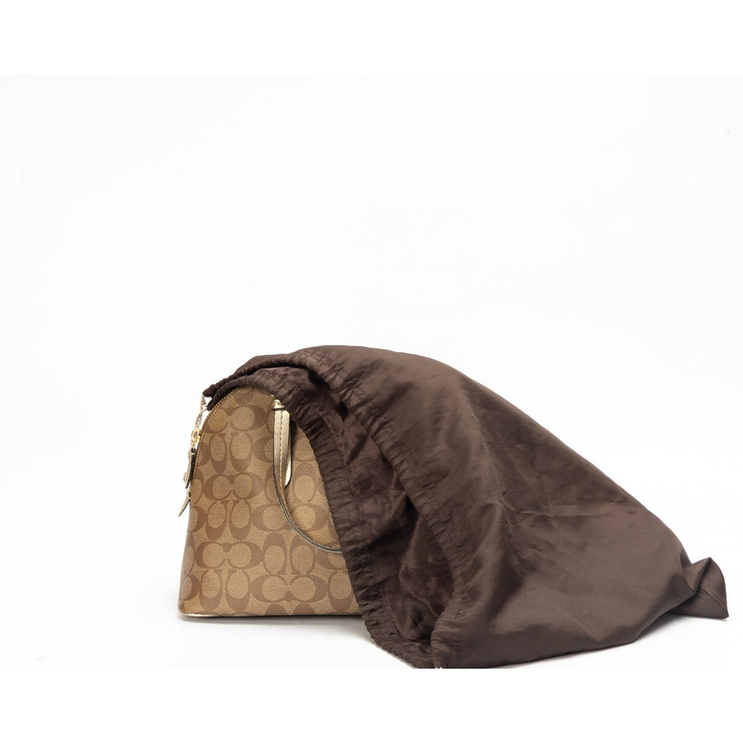 Coach Signature Coated Canvas Jade Dome Satchel