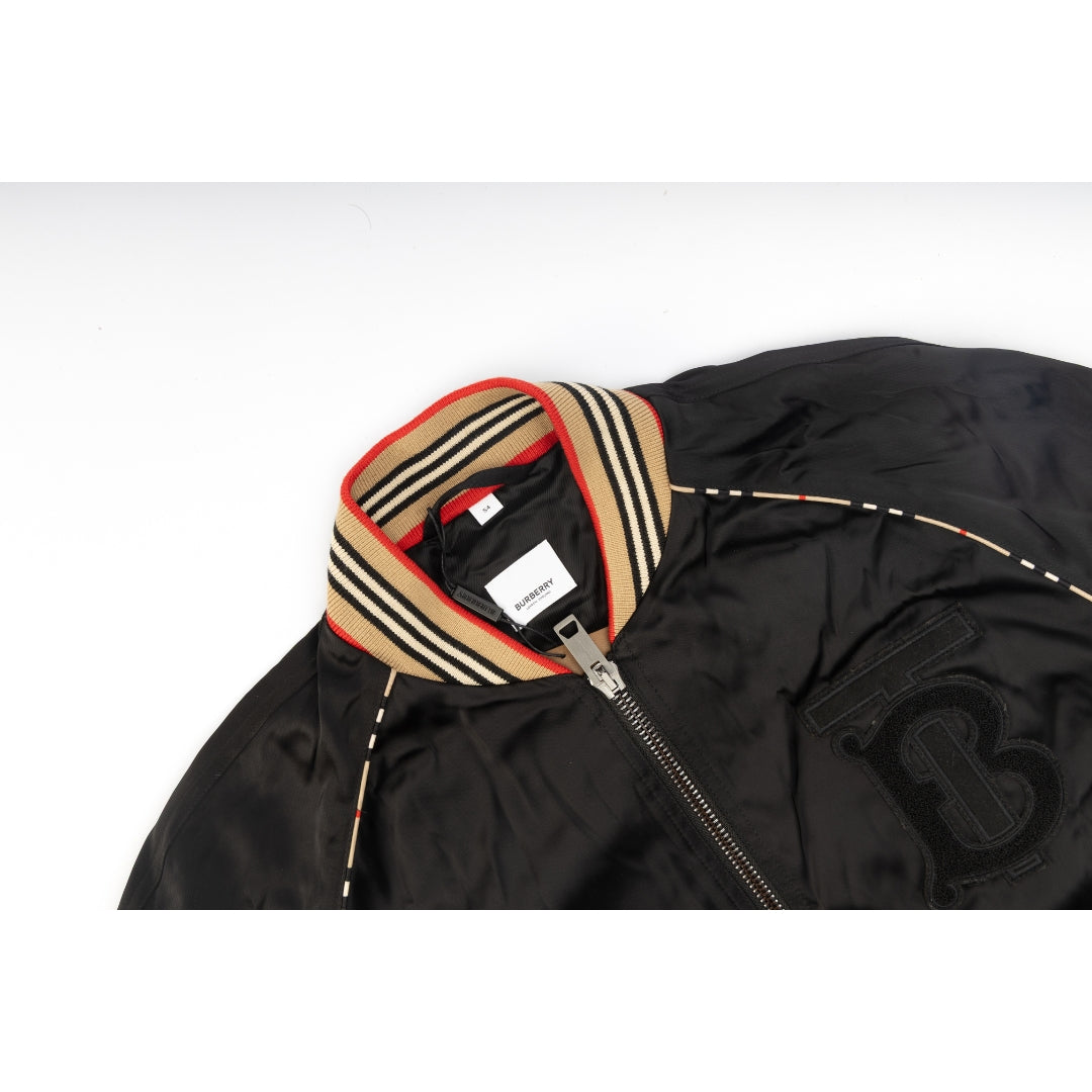 Burberry Icon Stripe Bomber Jacket
