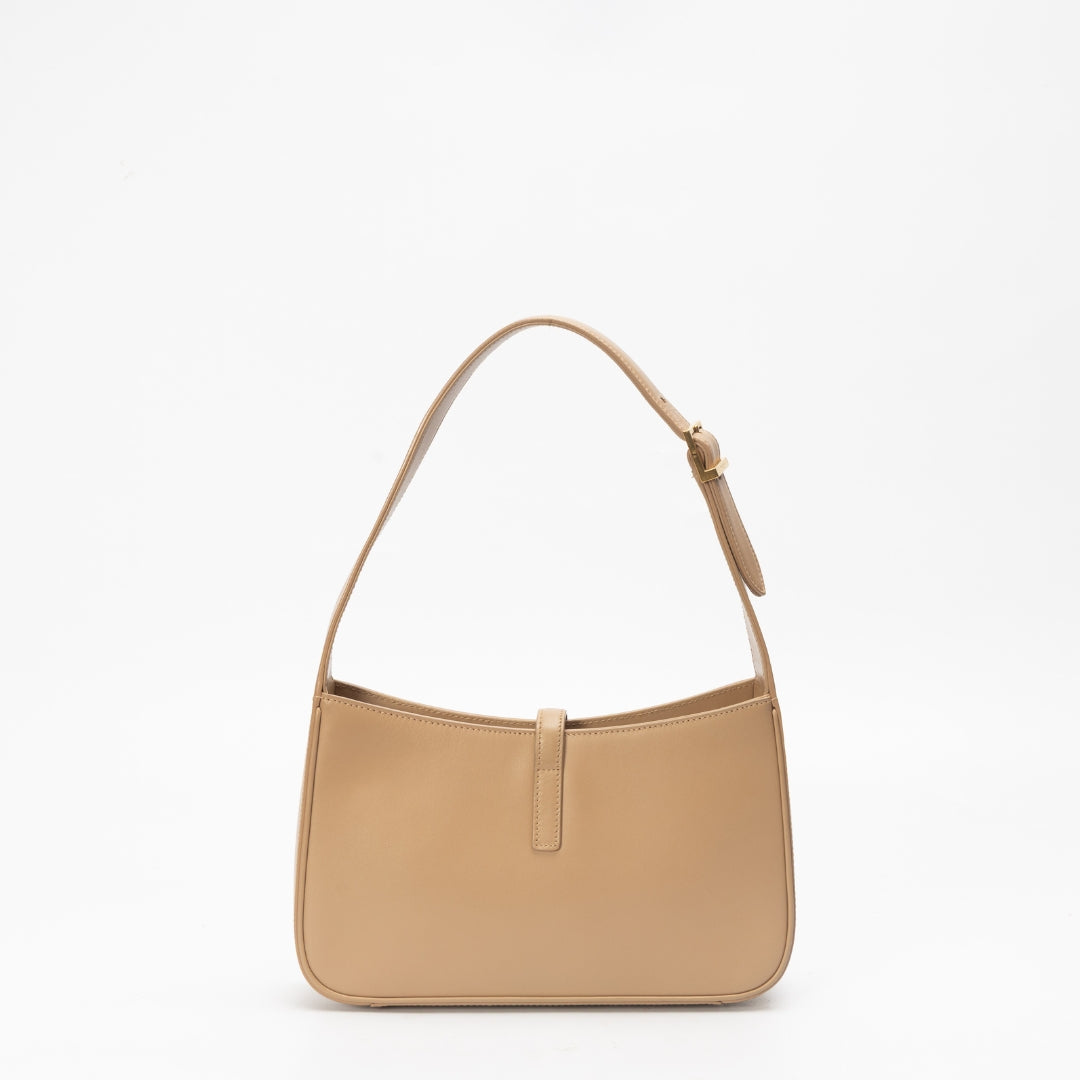 Saint Laurent Large Grained Leather Bag