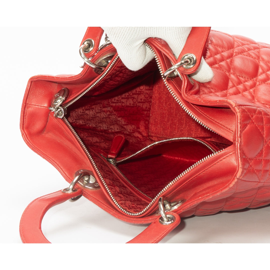 Lady Dior Red satchel