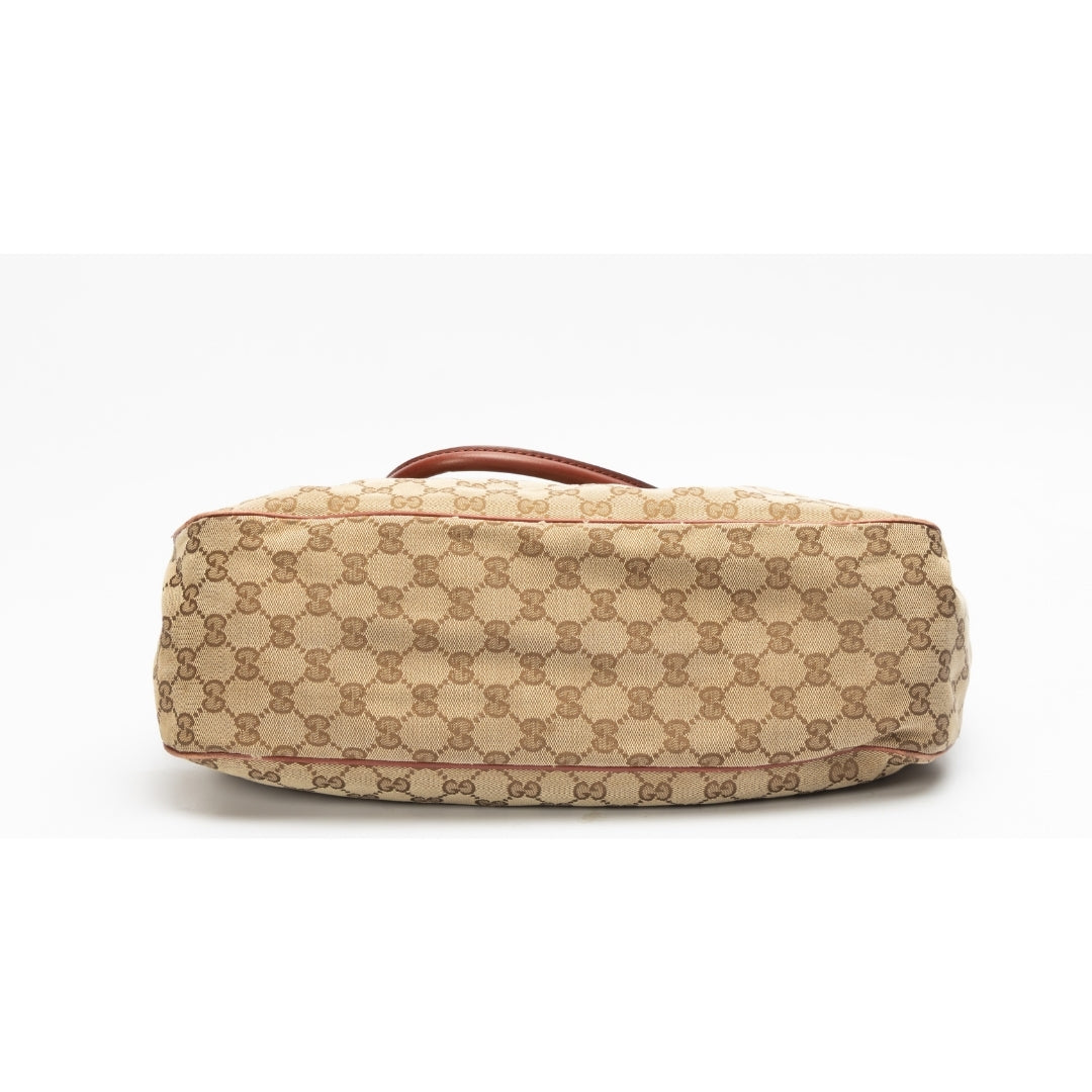 Gucci Metallic Monogram Sukey Top Handle Bag