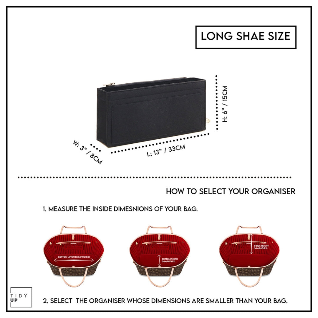 Long Bag Organiser - 4 Colours Available