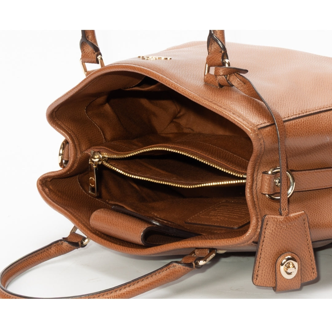 Coach Brown Leather Margot Carryall Satchel
