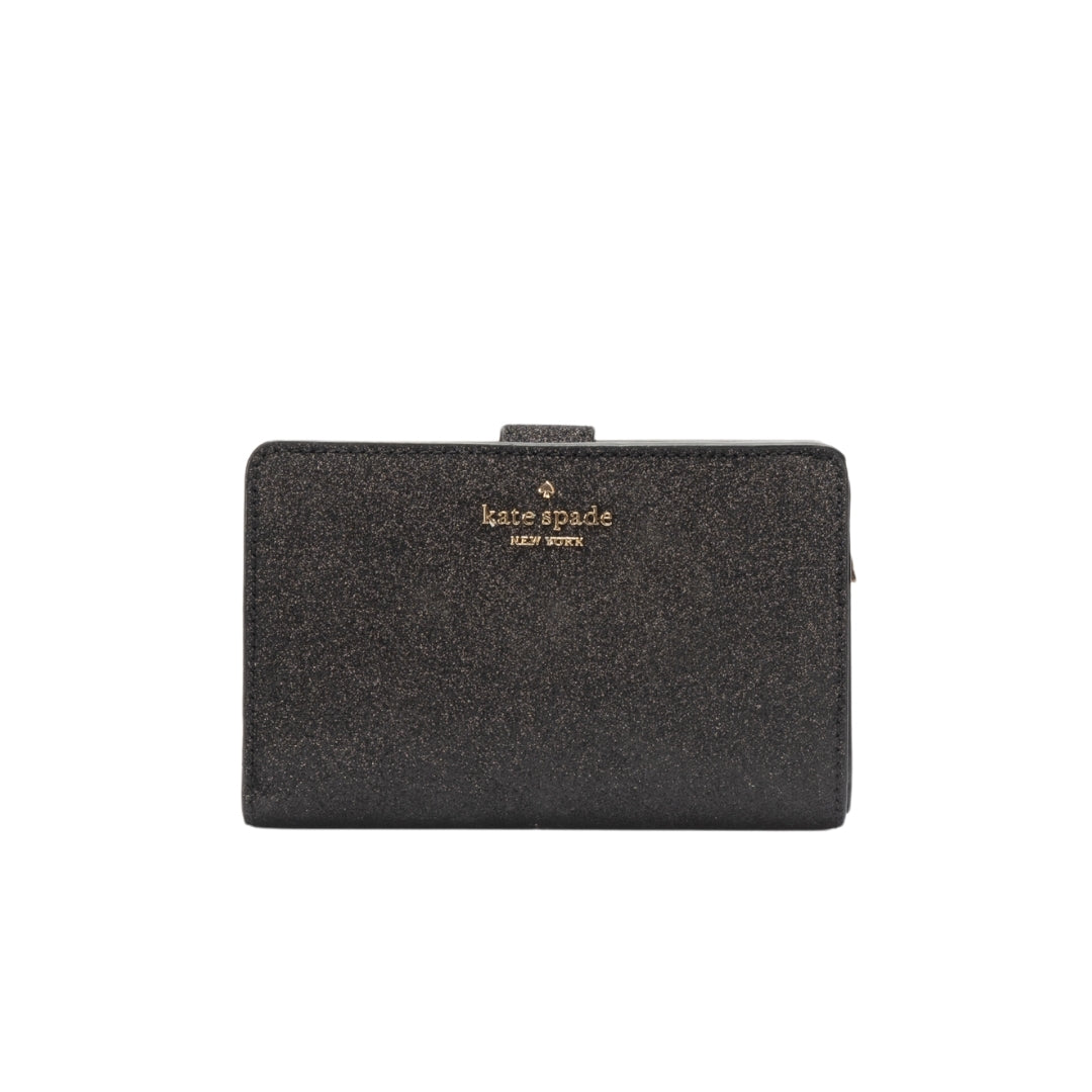 Kate Spade Glimmer Metallic Medium Compact Wallet