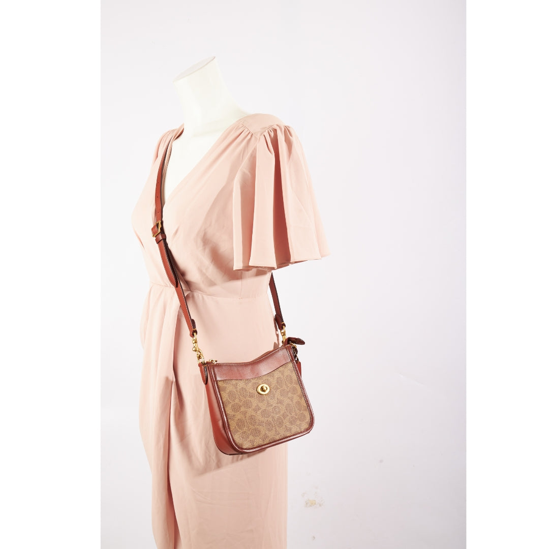 Coach Chaise 19 Signature Canvas Crossbody Bag