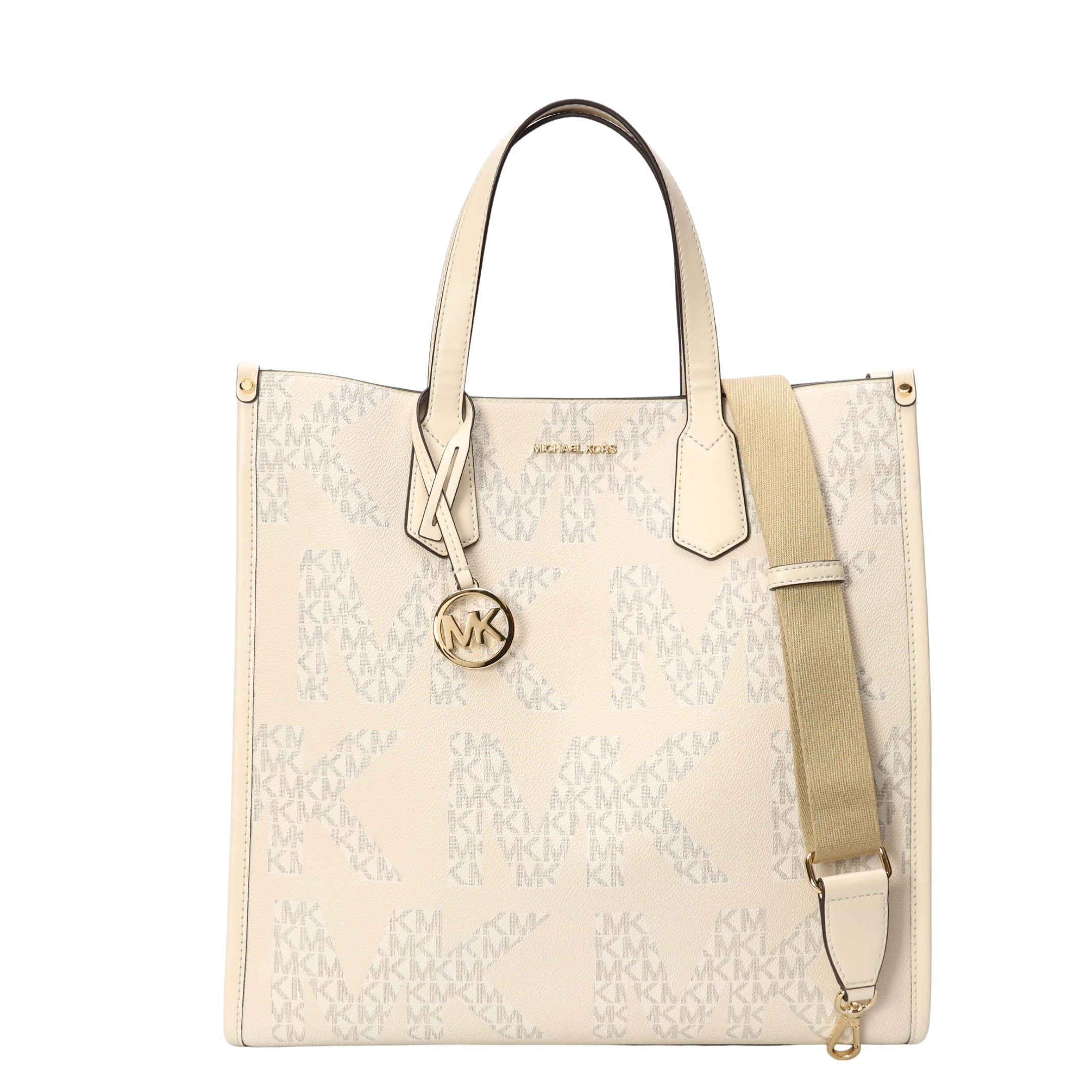 Michael Kors Maple Off White Logo Tote