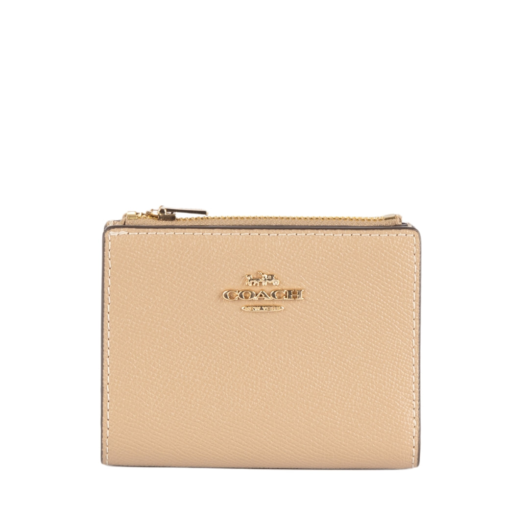 Coach Beige Bifold Wallet