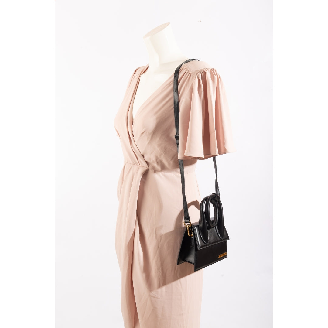 Jacquemus The knot Chiquito Black Crossbody Bag