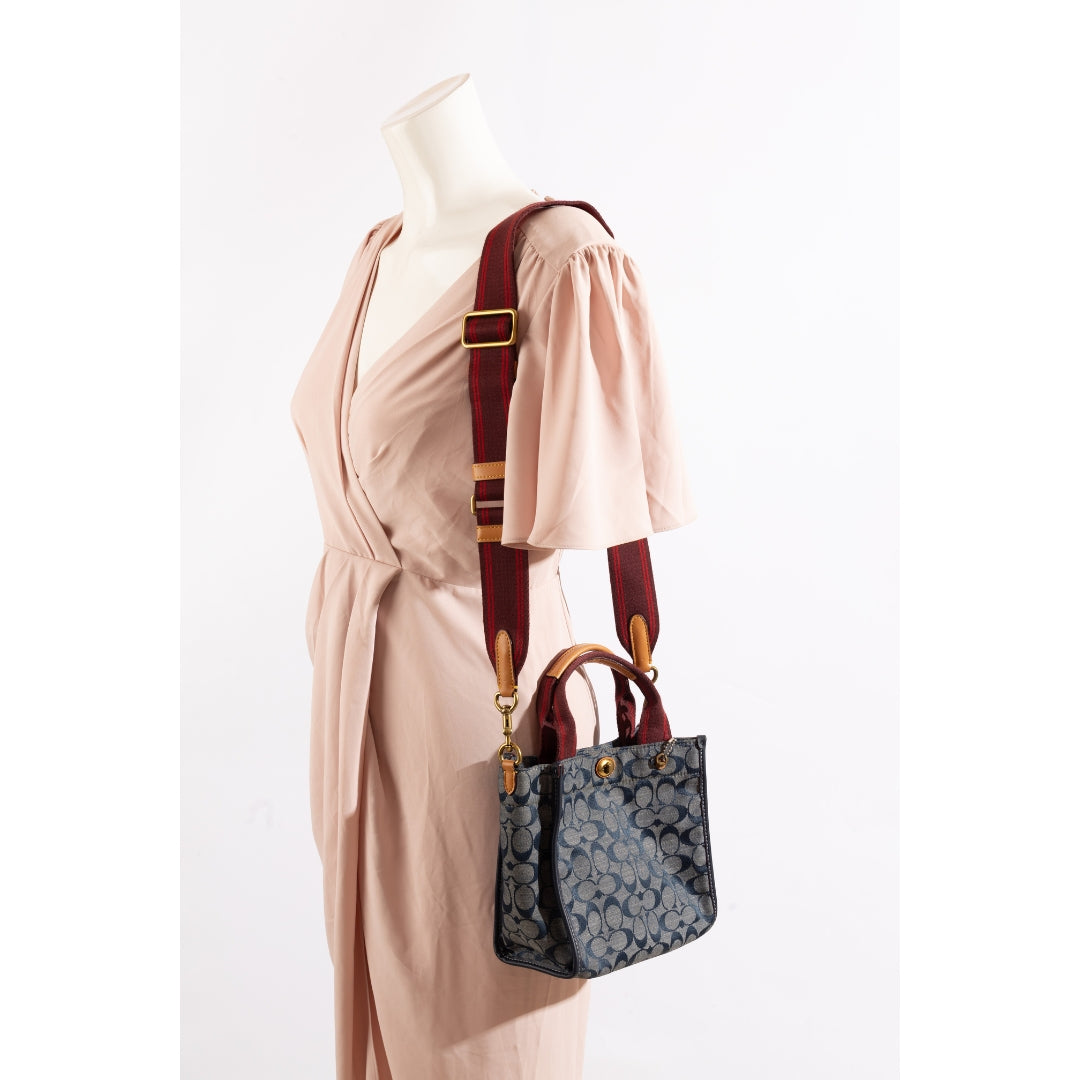 Coach Signature Chambray Convetible Tote