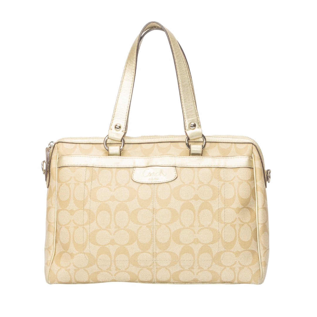 Coach Penelope Signature Boston Bag