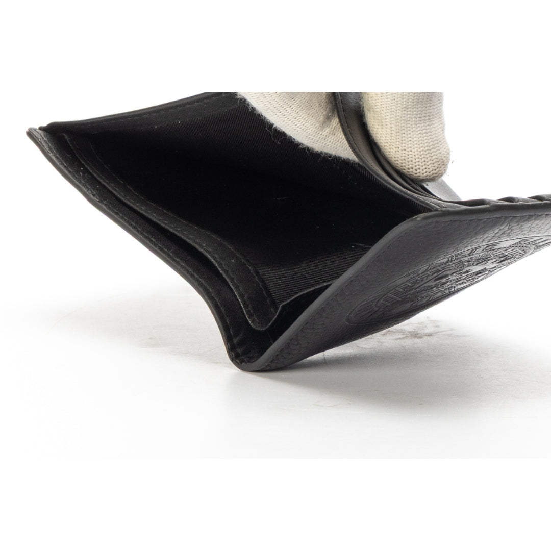 Balmain Embossed Black Wallet