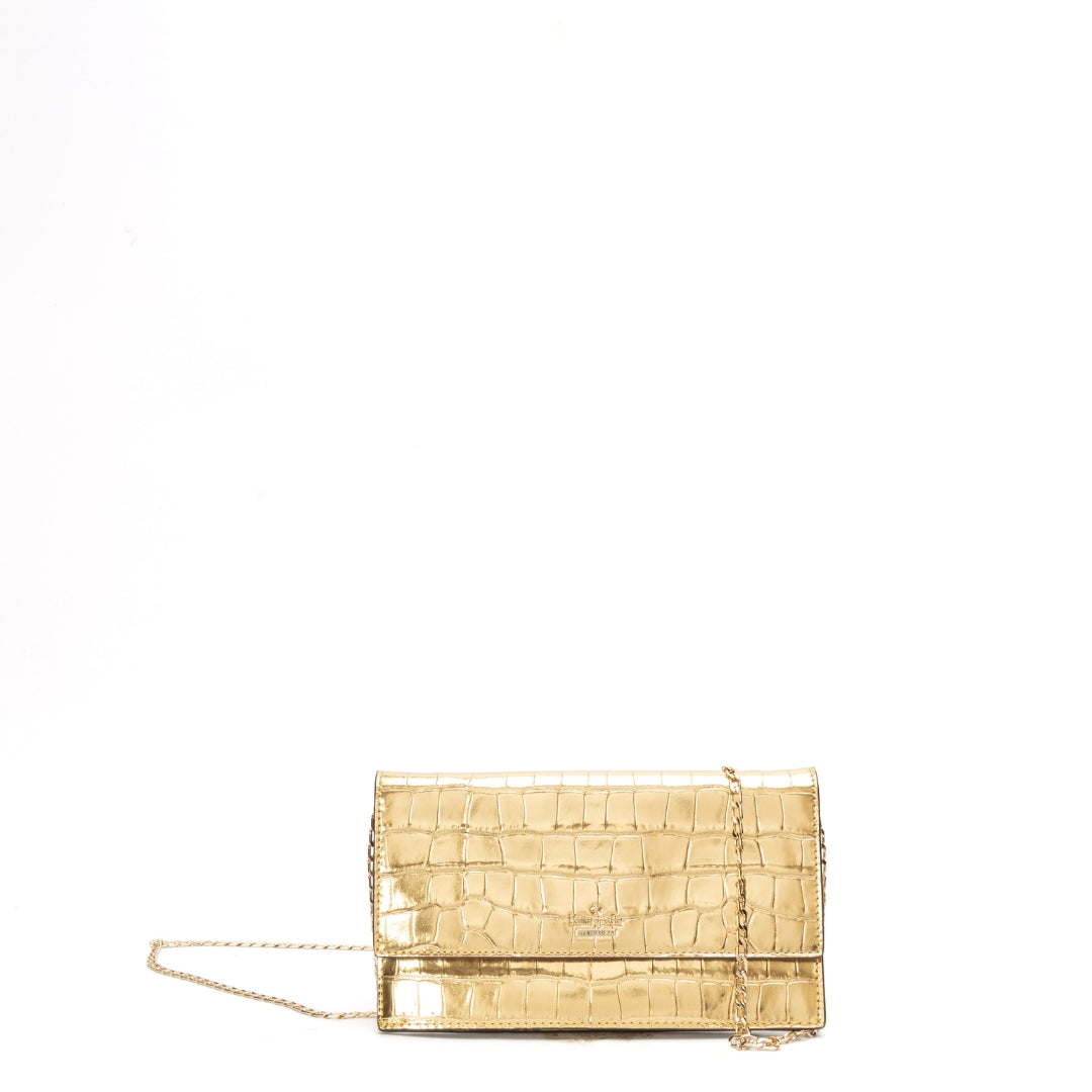 Kate Spade Golden Python Metallic Sling Bag