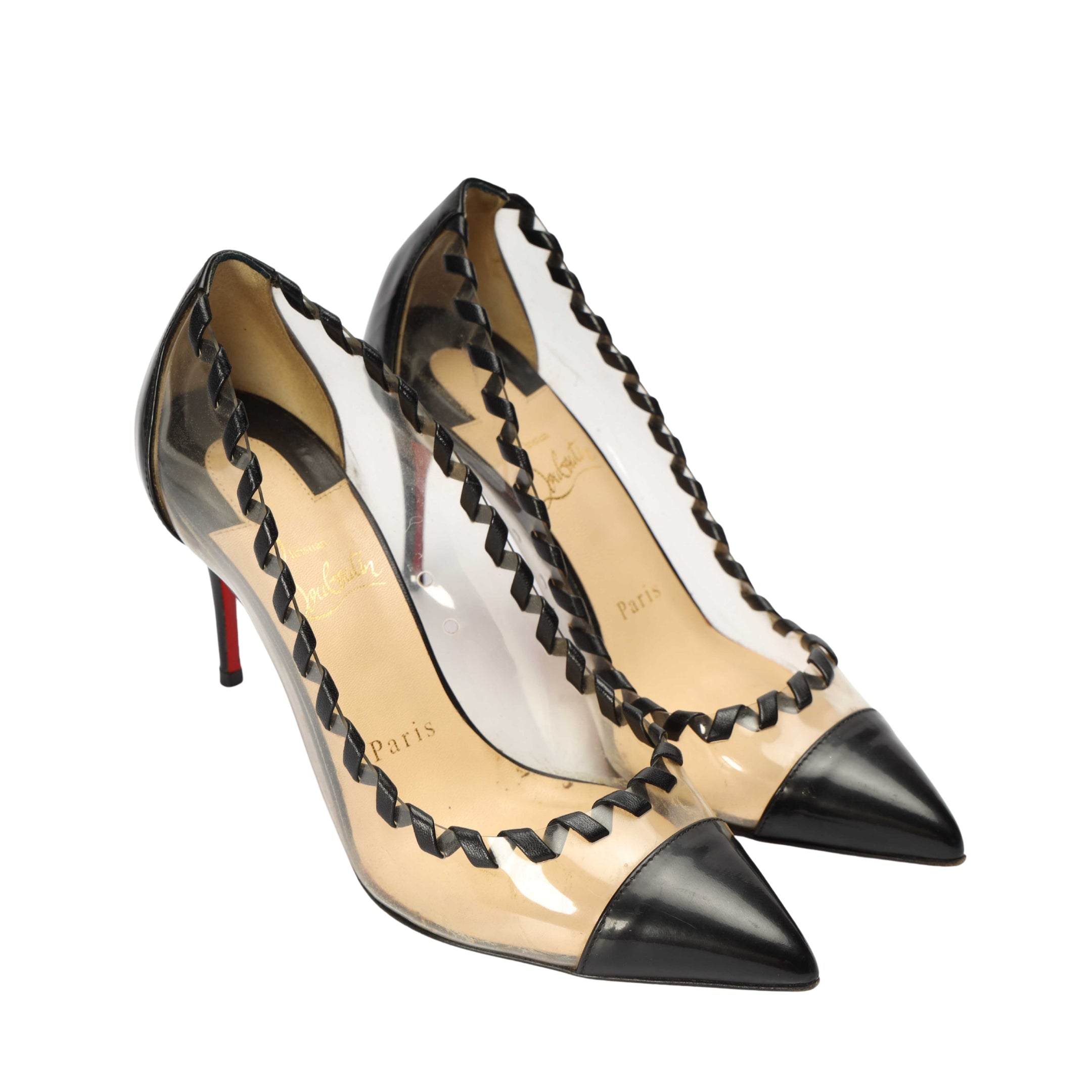 Christian Louboutin Black Pointed Toe Pumps