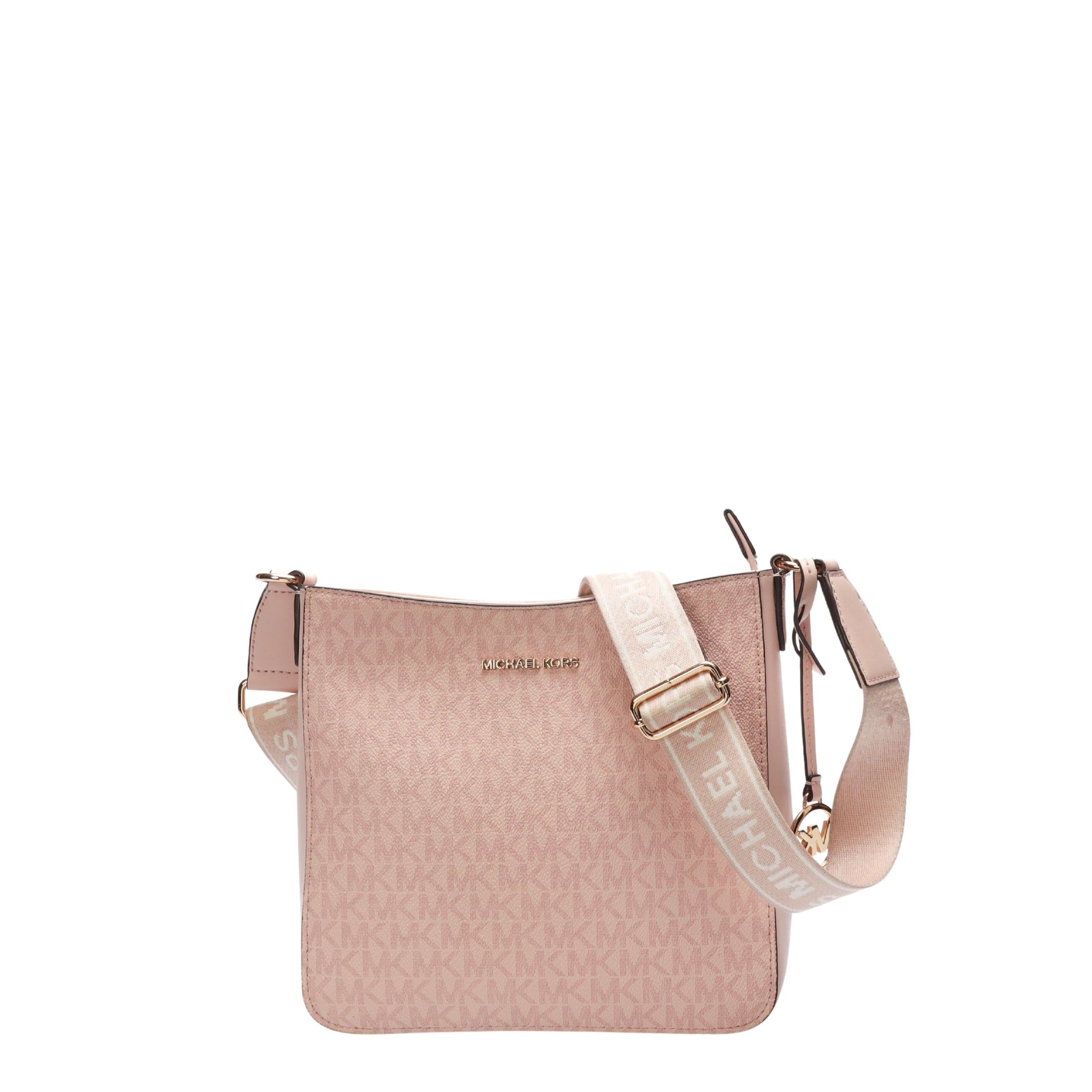 Michael Kors Jet Set Pink Travel Logo Messenger Bag