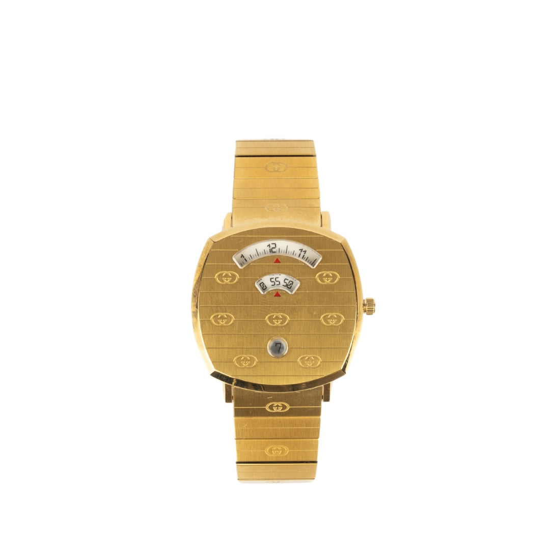 Gucci Yellow Gold PVD Coated Stainless Steel Watch