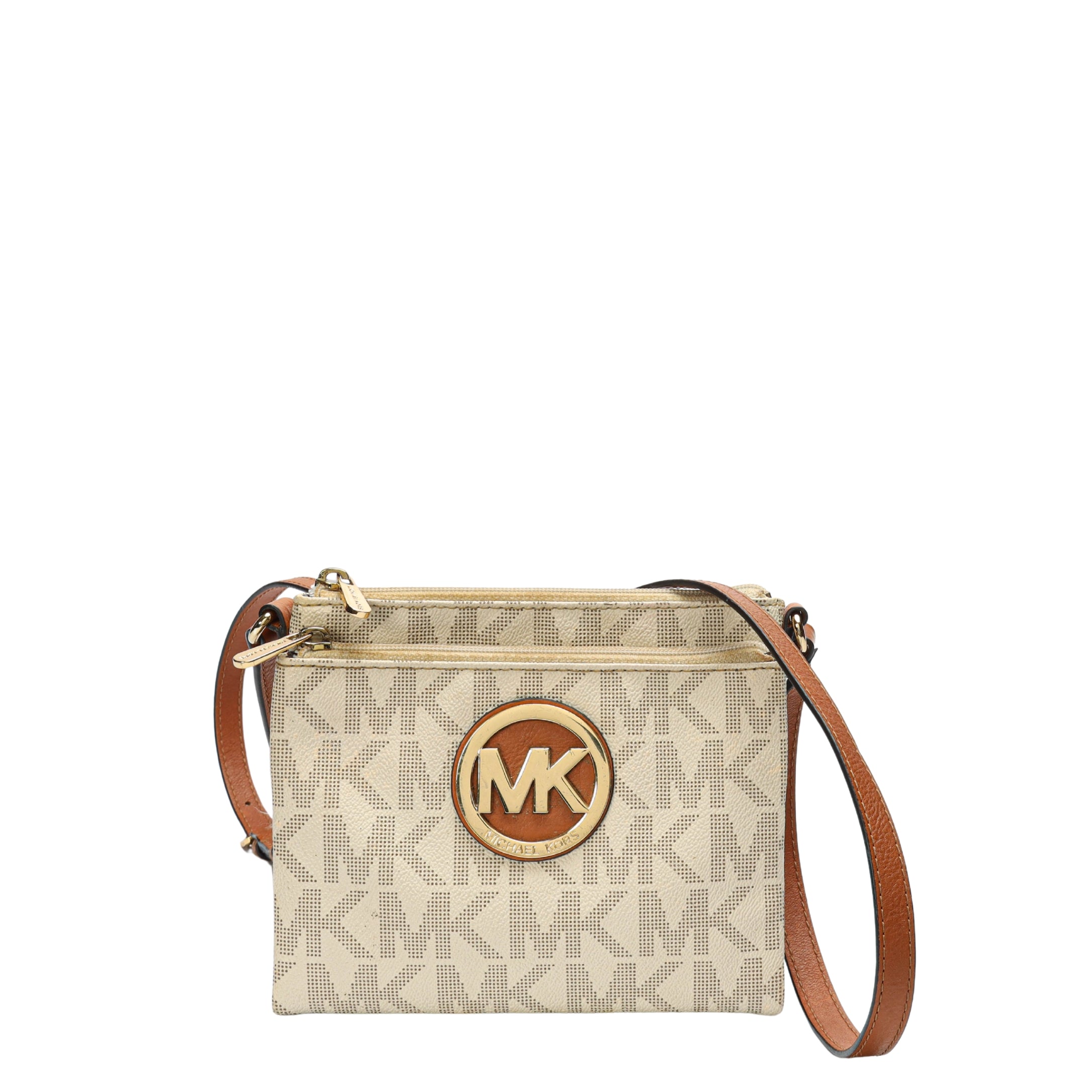 Michael Kors Fulton Vanilla Crossbody Bag