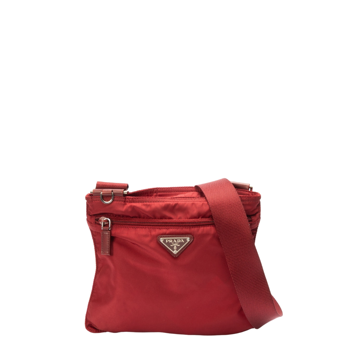 Prada Re-Nylon Red Crossbody Bag