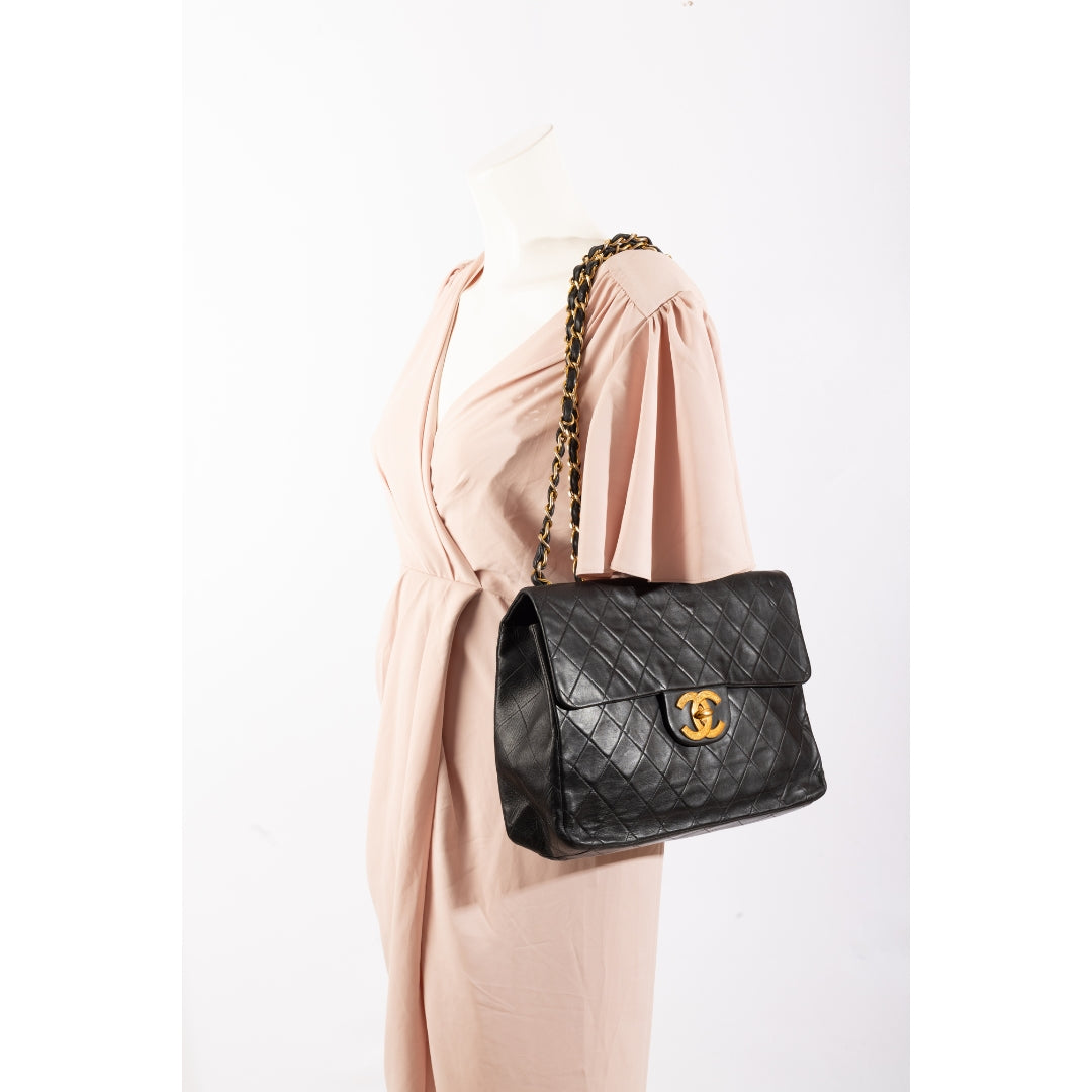 Chanel Vintage XL Jumbo Maxi Flap Bag