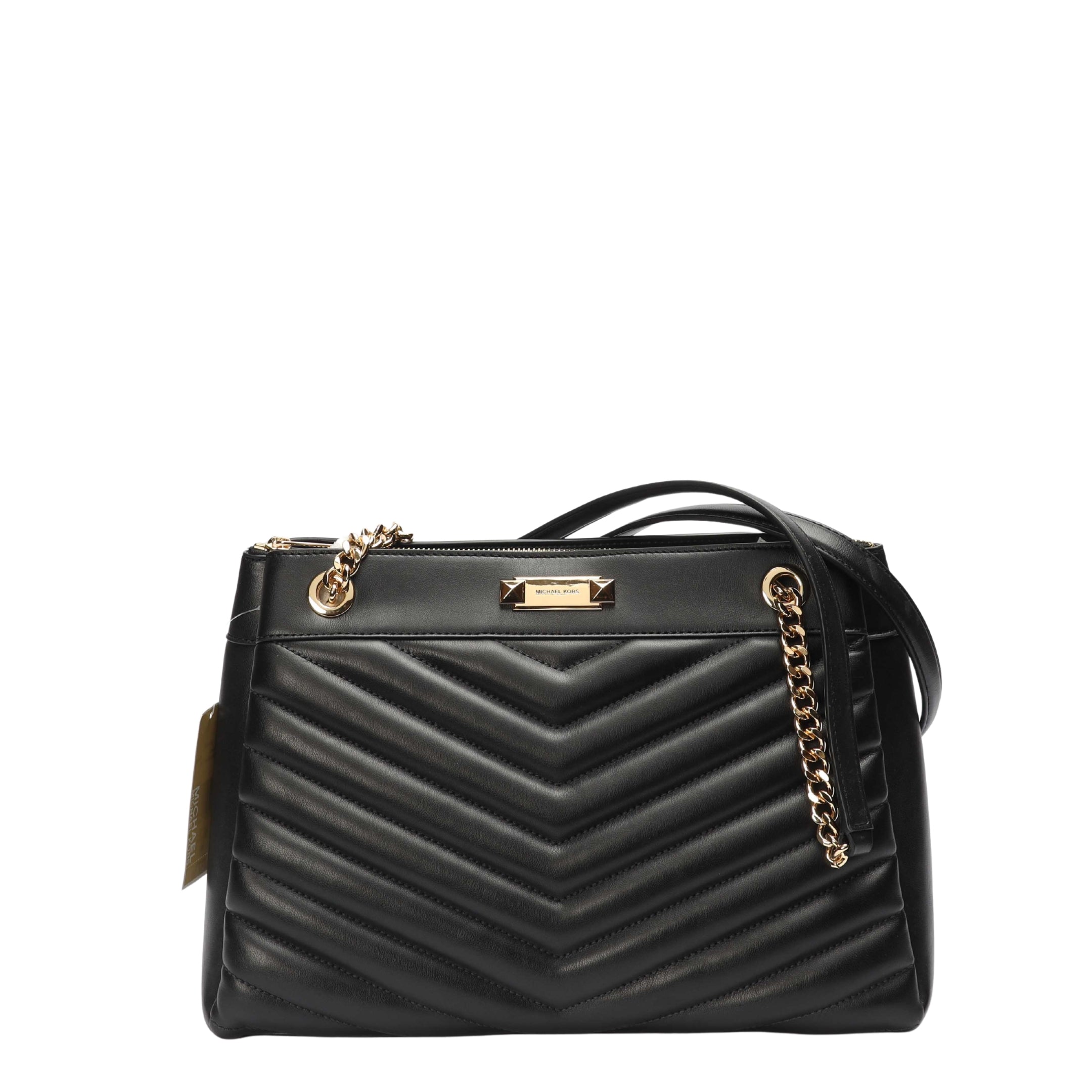 Michael Kors Whitney Black Medium Quilted Tote