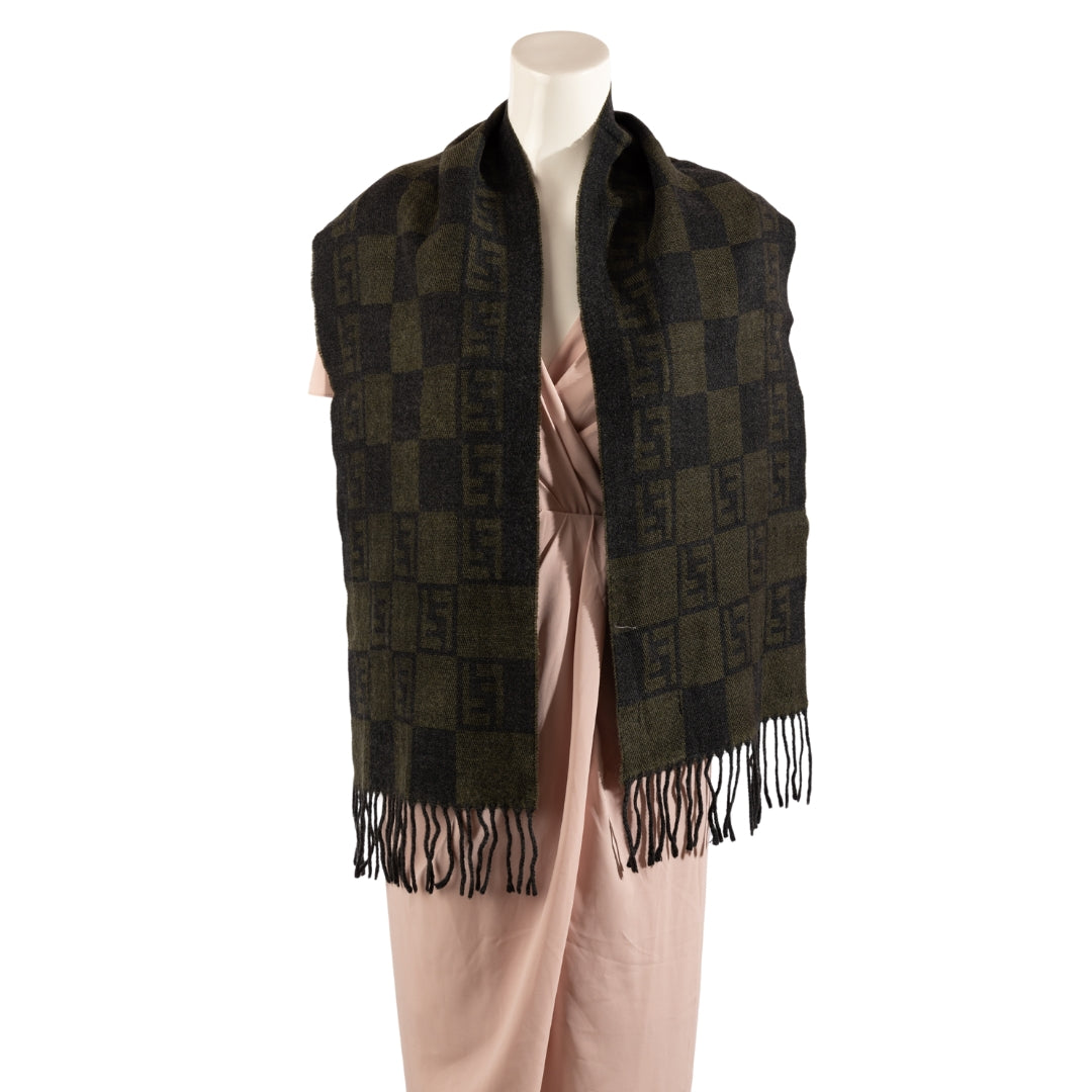 Fendi Roma Italia Wool Scarf