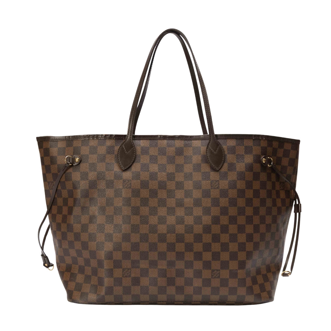 Louis Vuitton Damier Ebene Neverfull GM Tote Bag