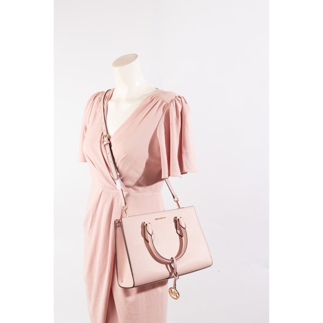 Michael Kors Sheila Faux Saffiano Leather Satchel
