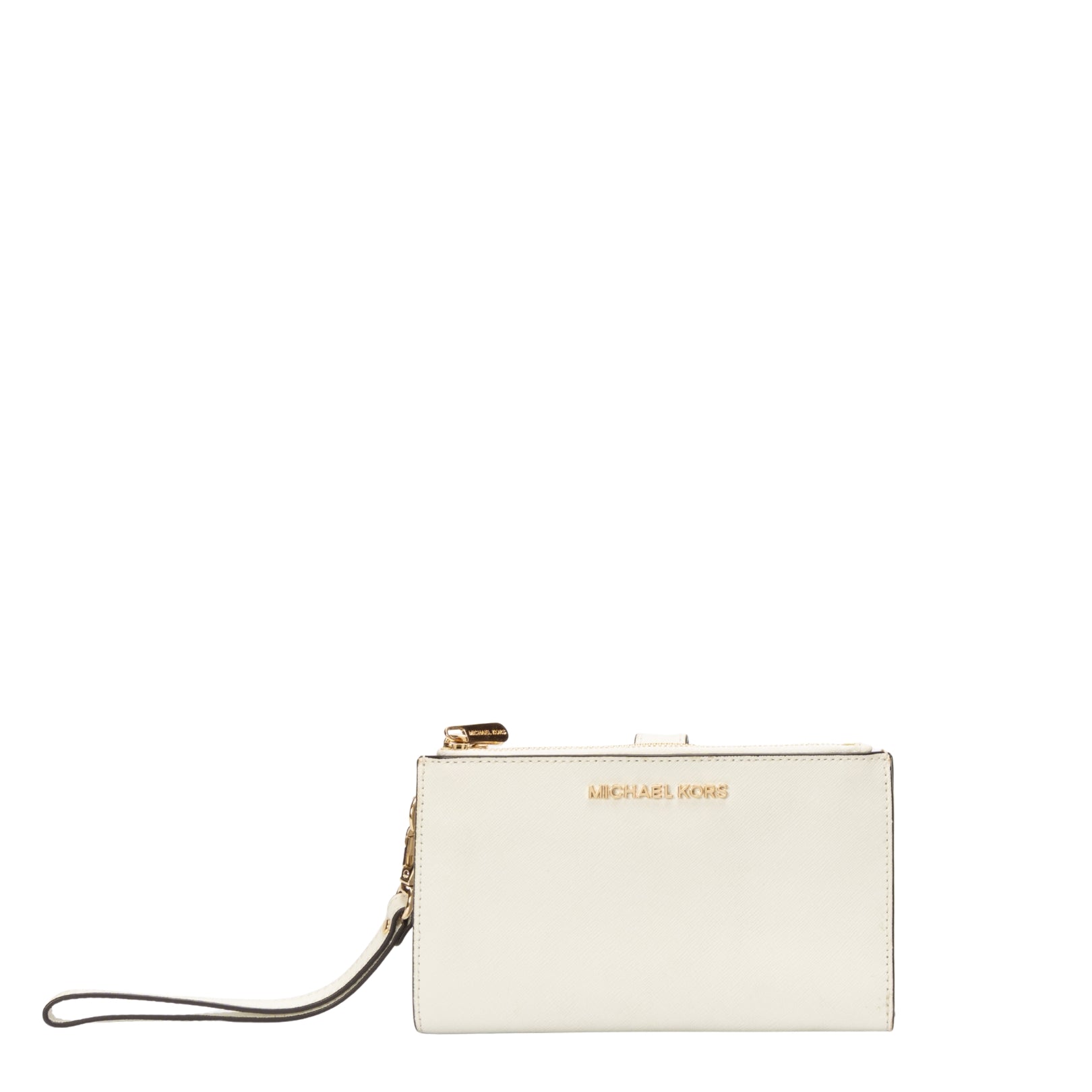 Michael Kors Jet Set White Zip Wallet