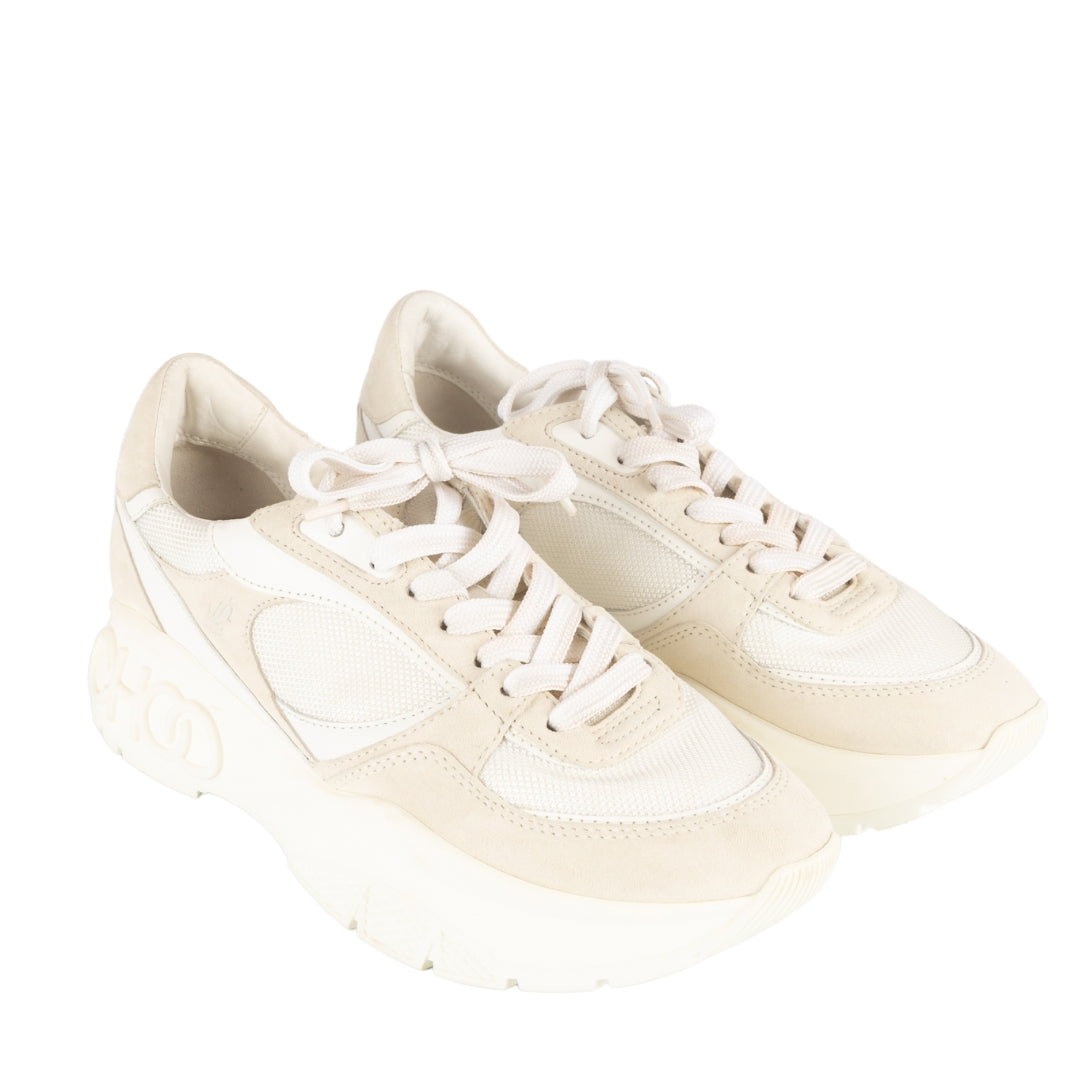 Jimmy Choo White Raine Chunky Sneaker