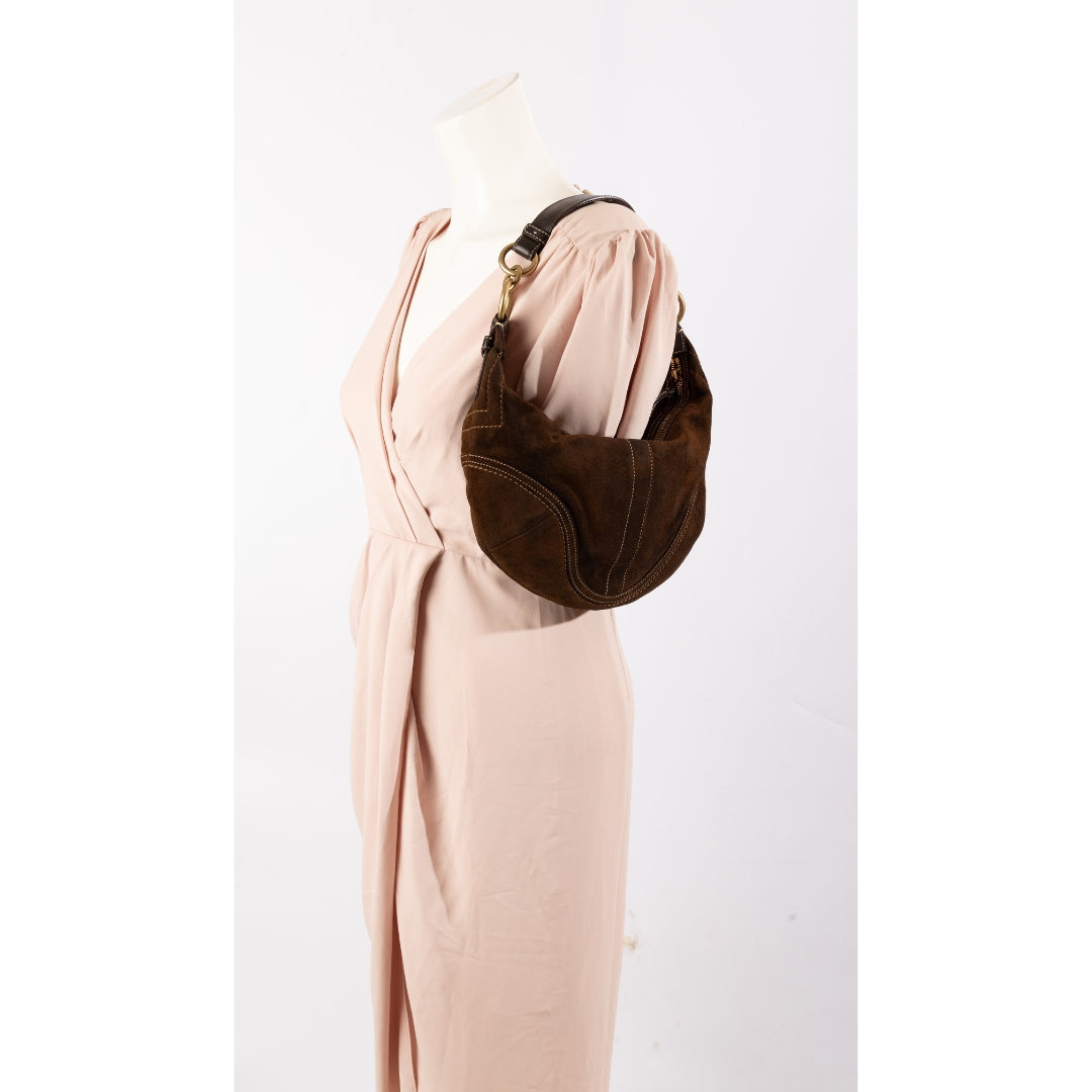 Coach Suede Brown Vintage Hobo bag