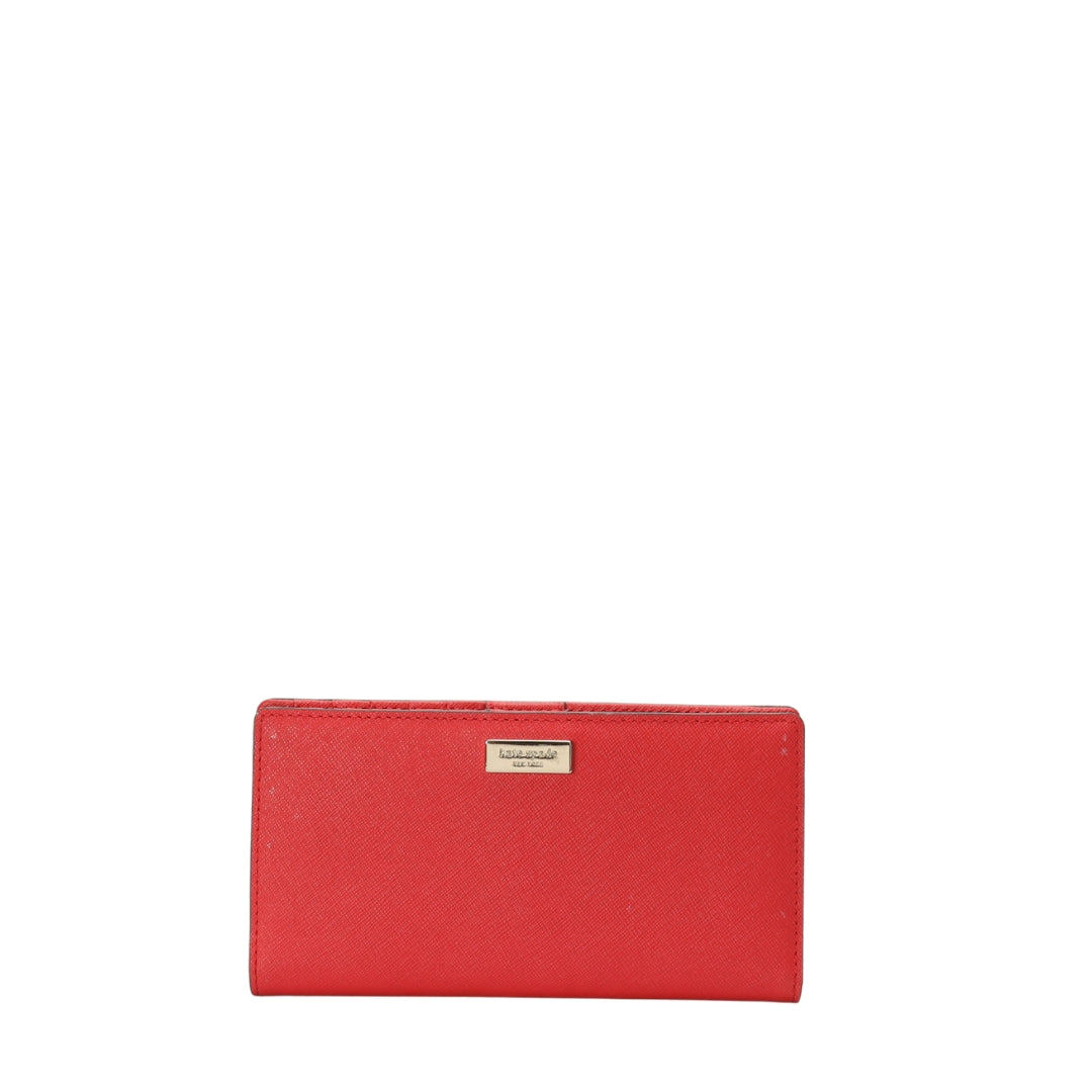Kate Spade Laurel Red Bi-fold Wallet