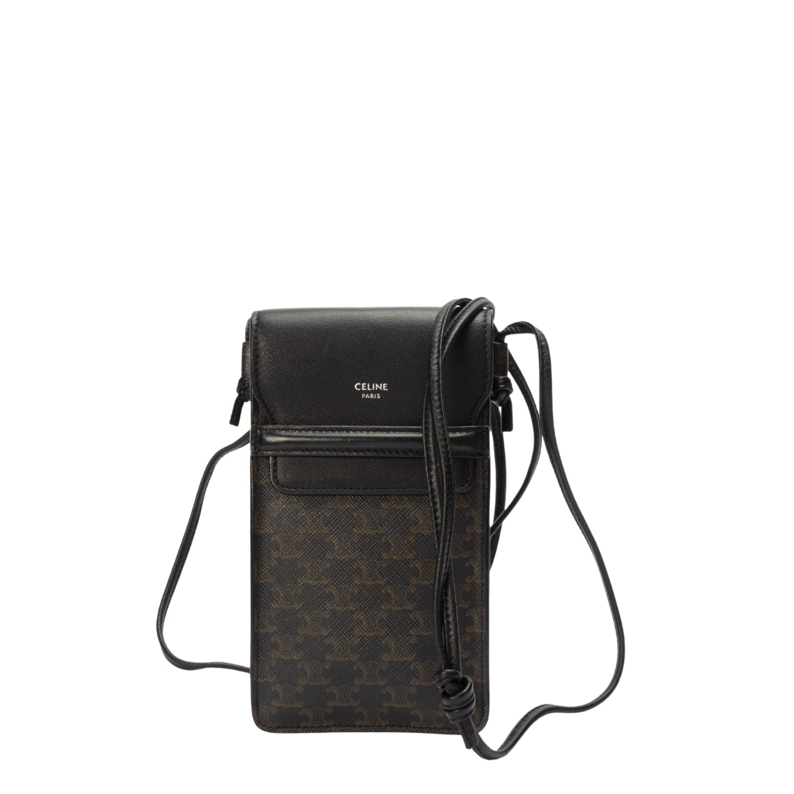 Celine Triomphe Canvas Phone Pouch