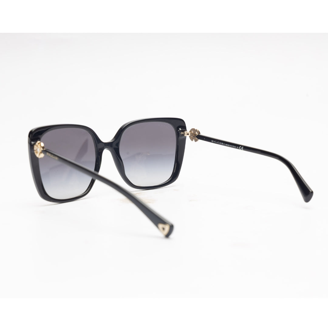 Bvlgari Black Acetate Square Sunglasses