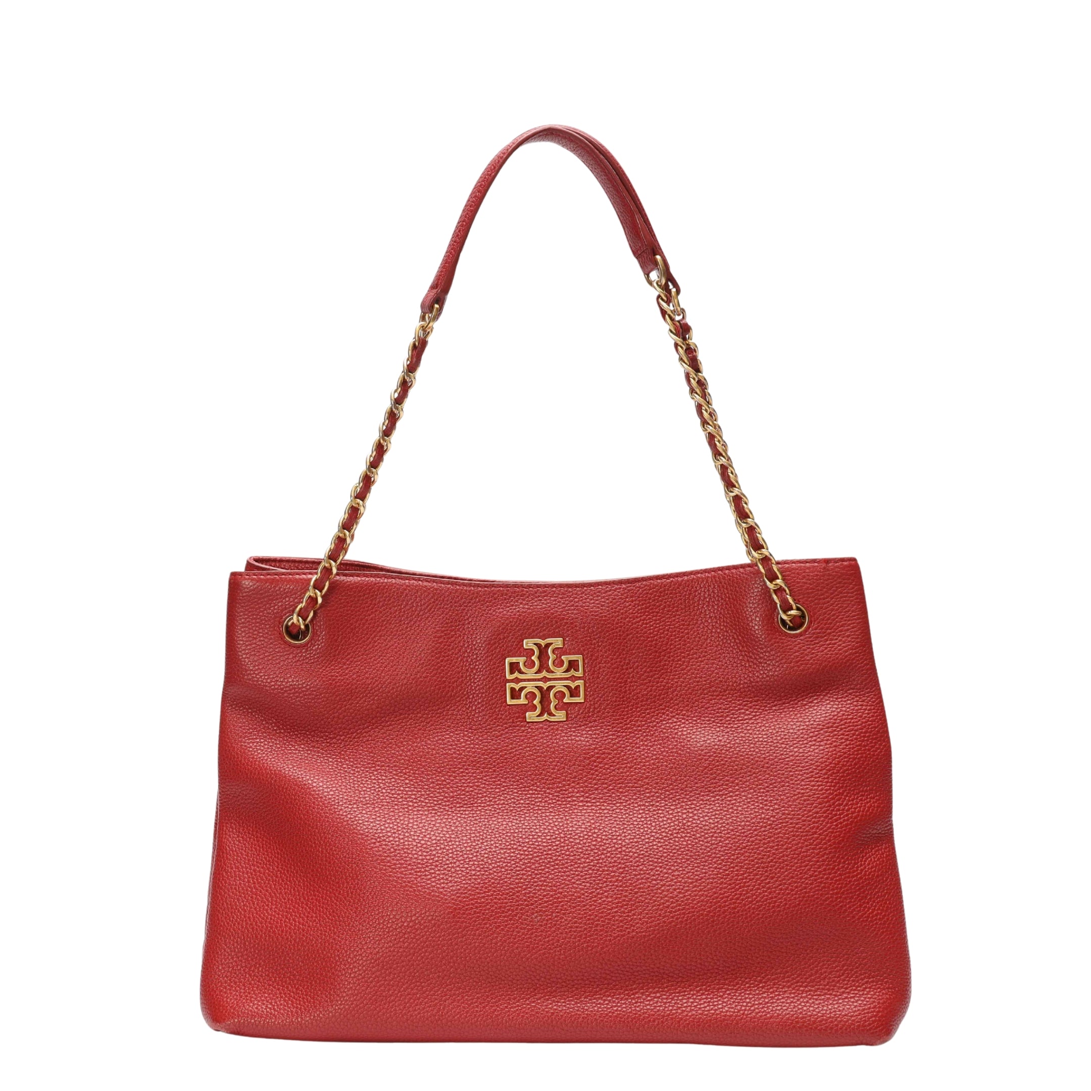 Tory Burch Britten Red Tote