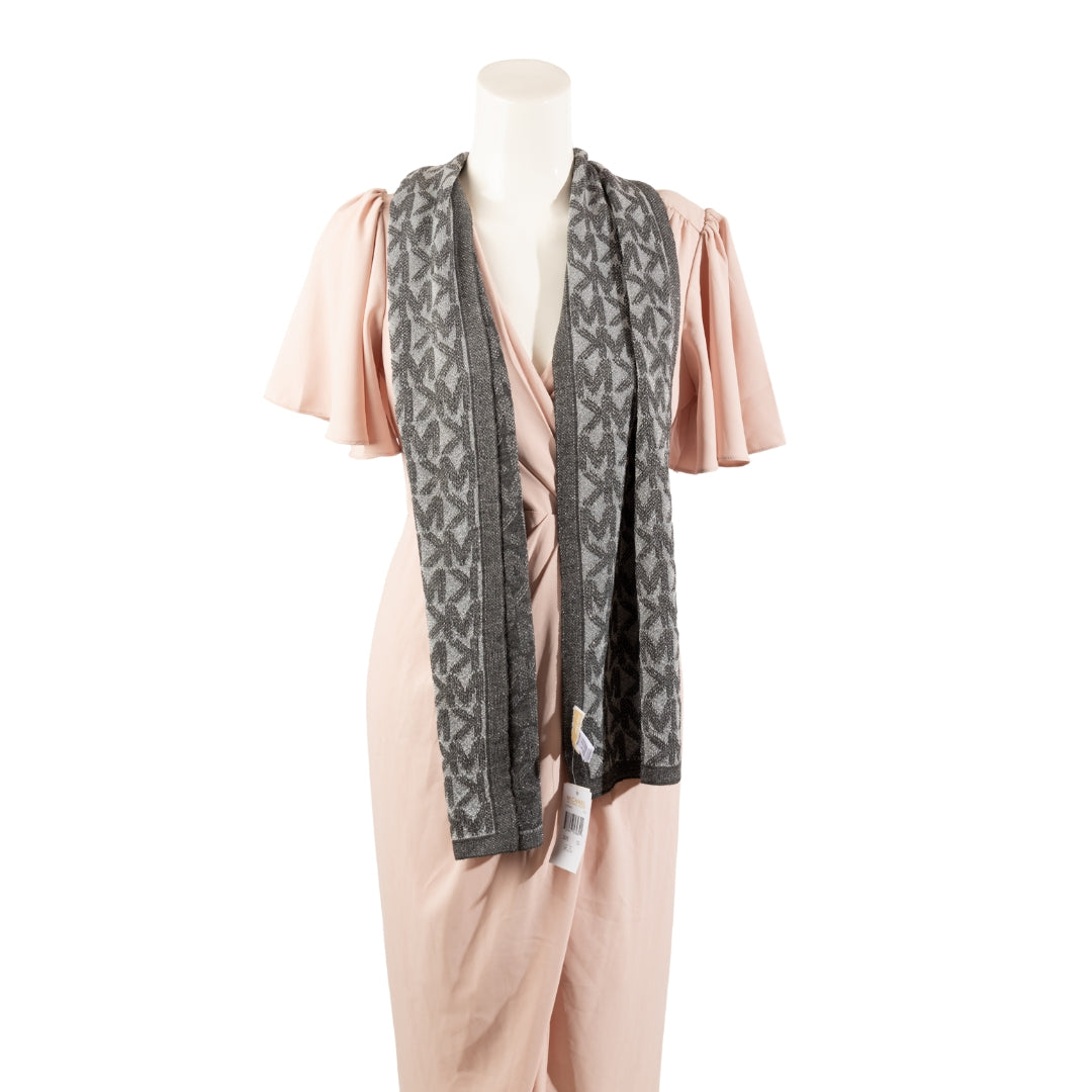 Michael Kors Grey Logo Scarf
